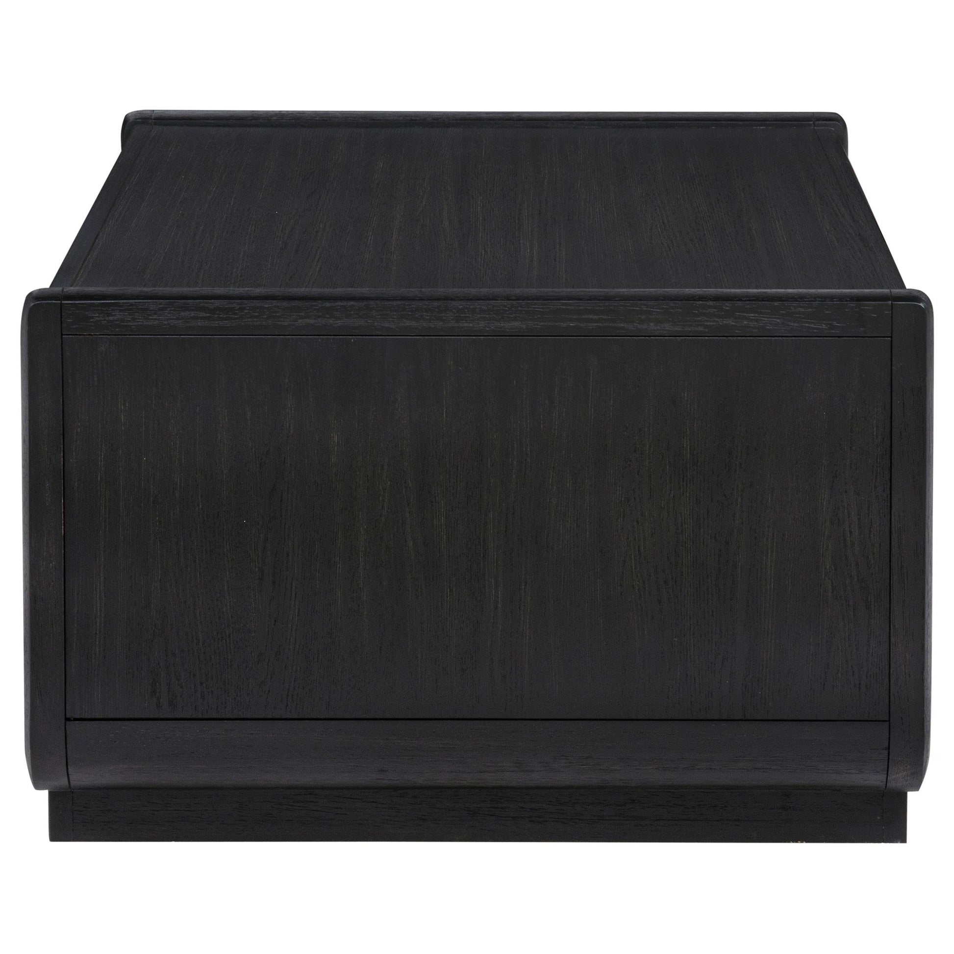  Coaster Furniture Leandro 704638 2-drawer Wood Coffee Table - Burnished Black IMAGE 5