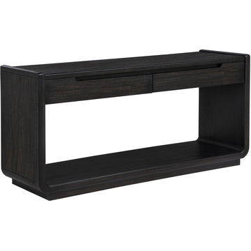  Coaster Furniture Leandro 704639 2-drawer Entryway Sofa Console Table - Burnished Black IMAGE 1