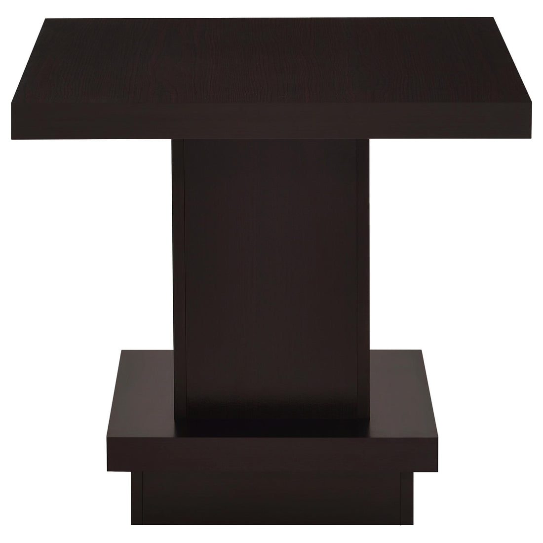  Coaster Furniture Reston 705168-S2 2-piece Square Coffee and End Table Set - Cappuccino IMAGE 1