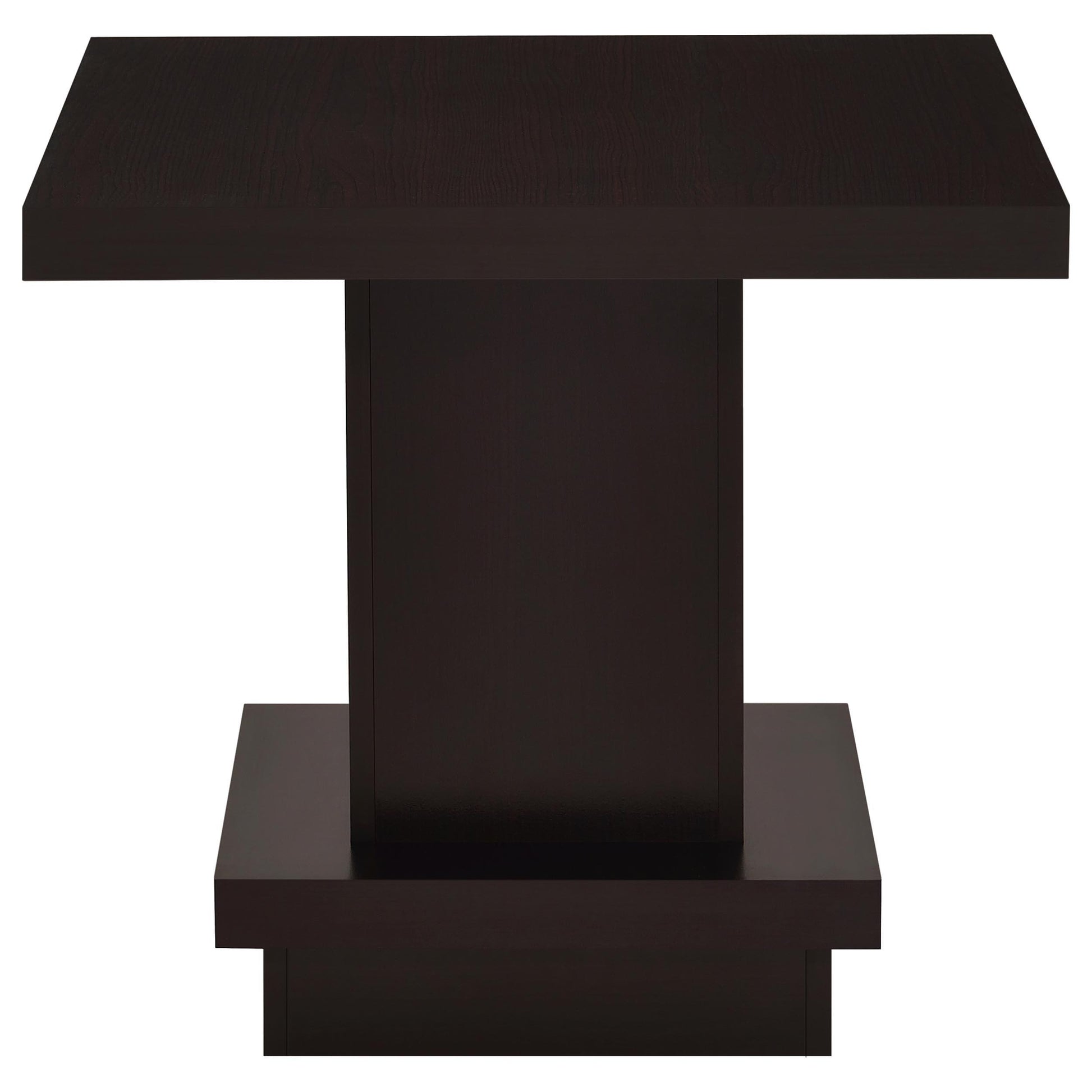  Coaster Furniture Reston 705168-S3 3-piece Square Coffee and End Table Set - Cappuccino IMAGE 4