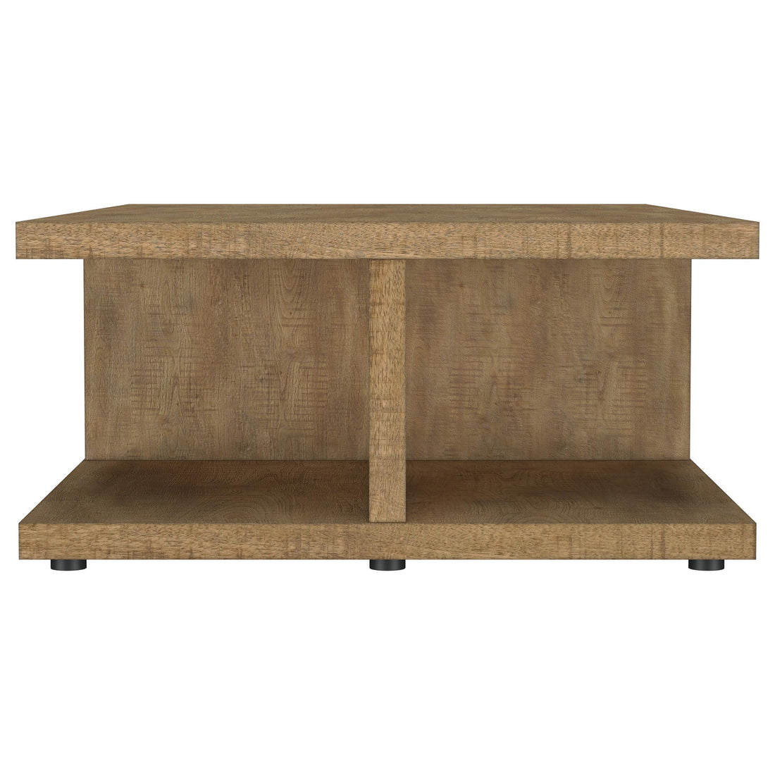  Coaster Furniture Cortona 706178 Square Engineered Wood Coffee Table - Mango IMAGE 1