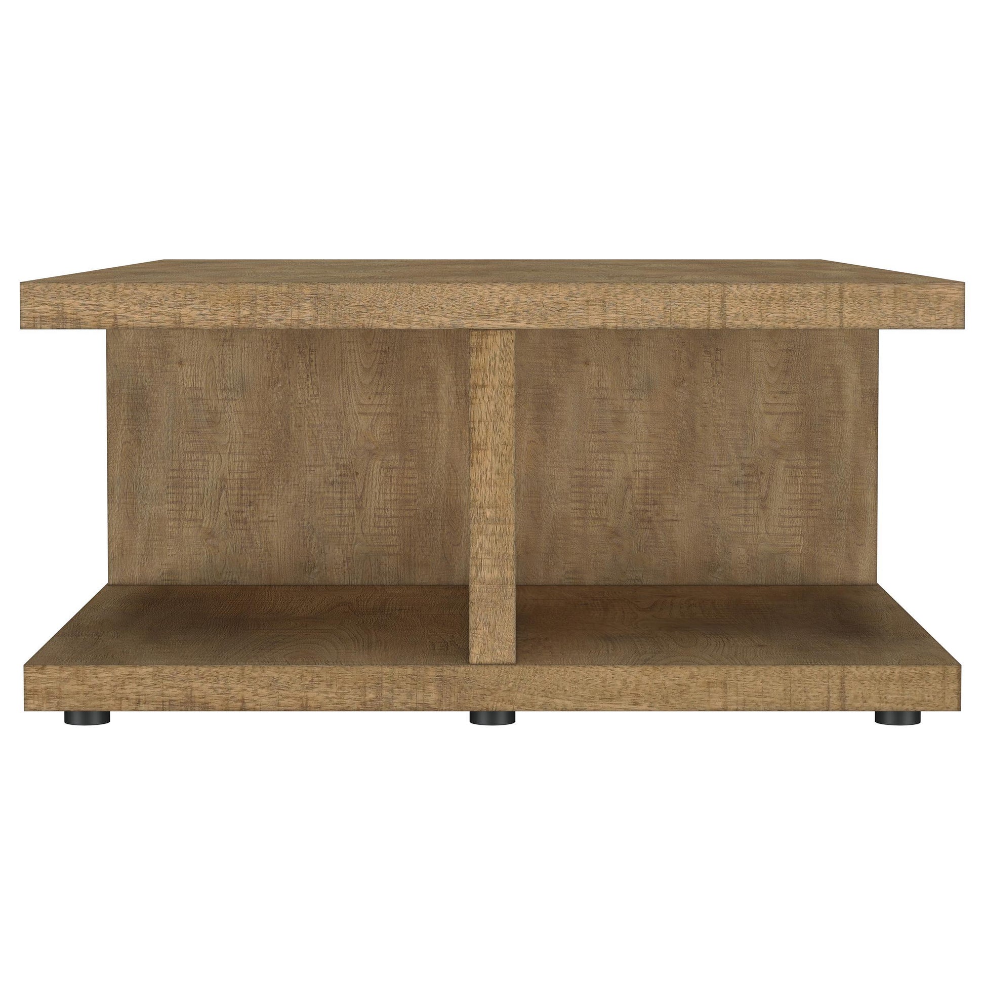  Coaster Furniture Cortona 706178 Square Engineered Wood Coffee Table - Mango IMAGE 3