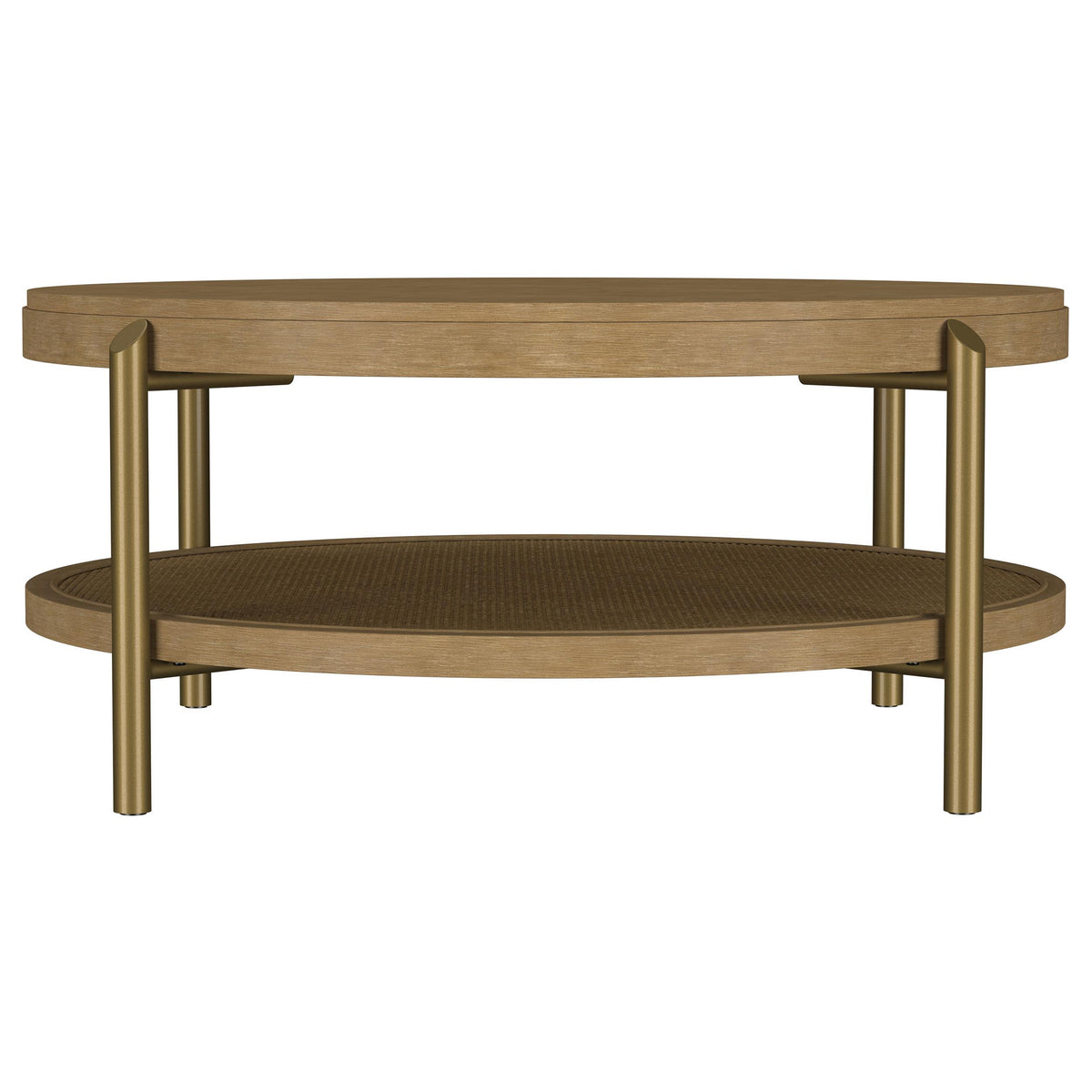  Coaster Furniture Arini 706188-S2 2-piece Round Coffee and End Table Set - Sand Wash IMAGE 7