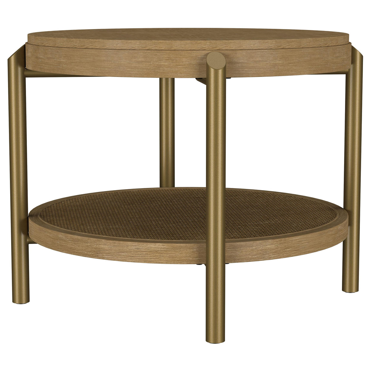  Coaster Furniture Arini 706188-S3 3-piece Round Coffee and End Table Set - Sand Wash IMAGE 10