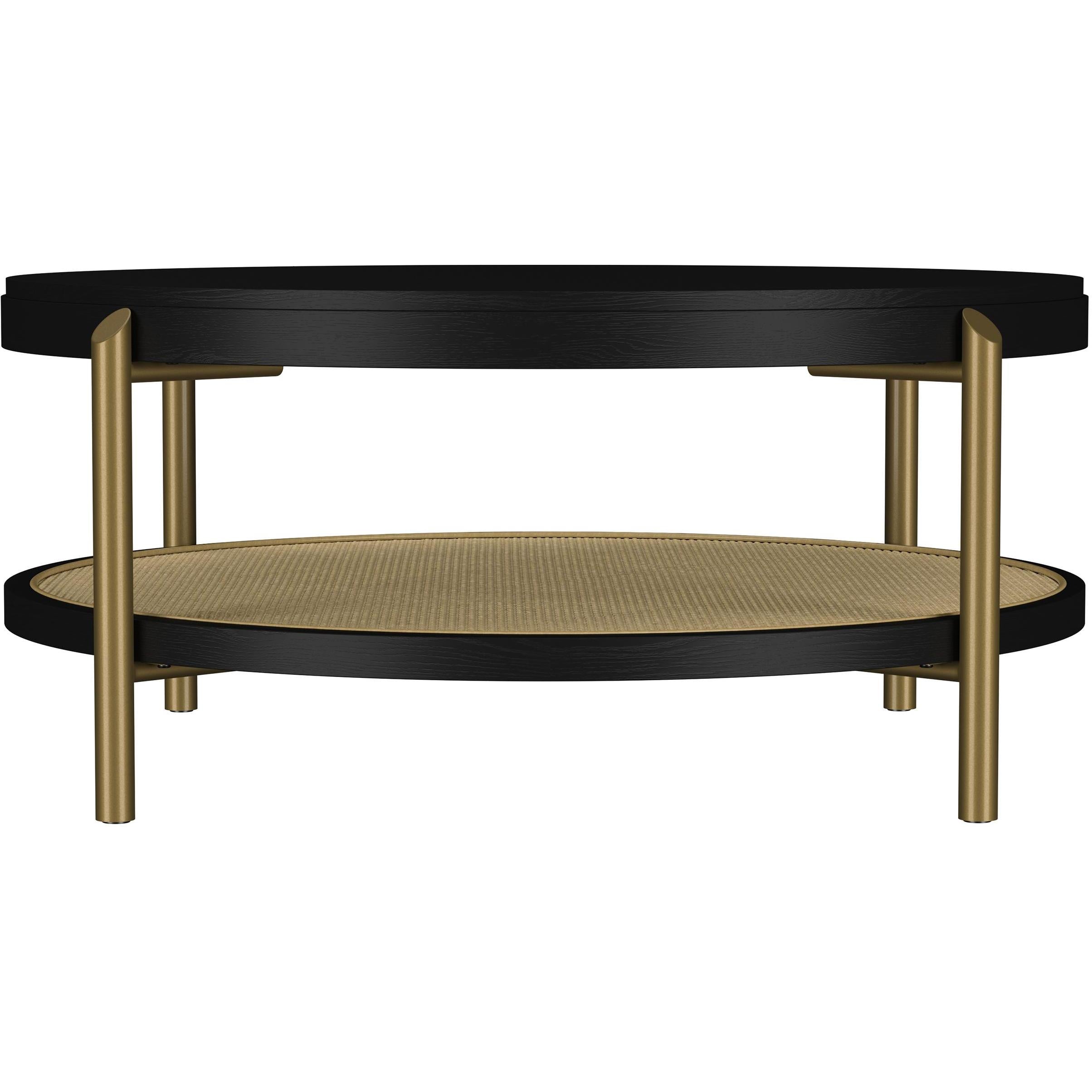  Coaster Furniture Arini 706198-S2 2-piece Round Coffee and End Table Set - Black IMAGE 7