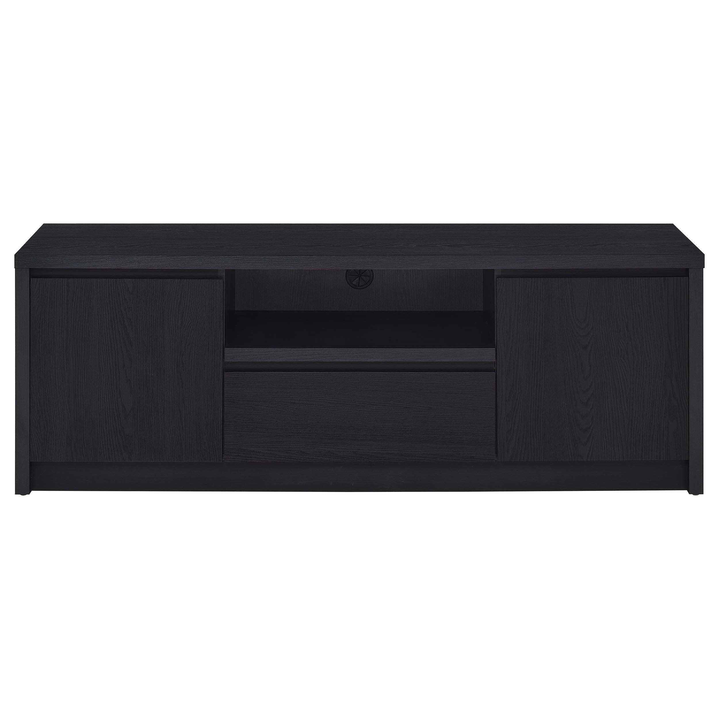  Coaster Furniture Winfield 706222 60-inch 2-door TV Stand Media Console - Black IMAGE 11