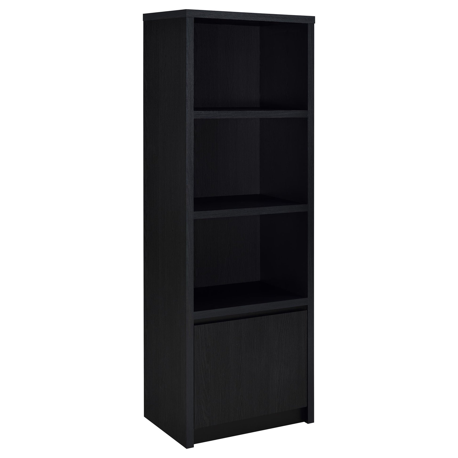  Coaster Furniture Winfield 706222-SET 3-piece Entertainment Center 60-inch TV Stand - Black IMAGE 5