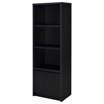  Coaster Furniture Winfield 706224 3-shelf Media Tower Entertainment Pier - Black IMAGE 1