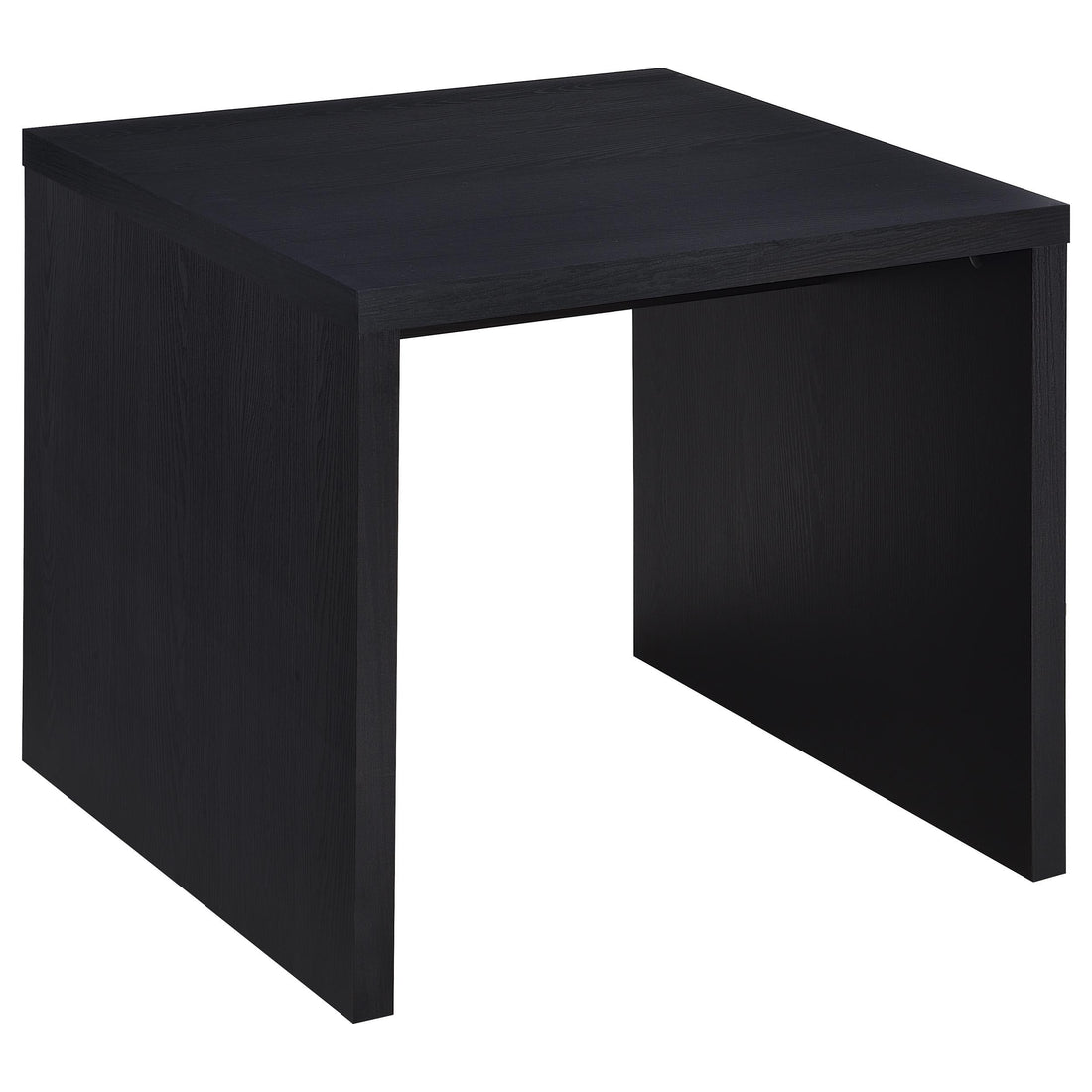  Coaster Furniture Knapp 706227 Engineered Wood Square End Table - Black IMAGE 1