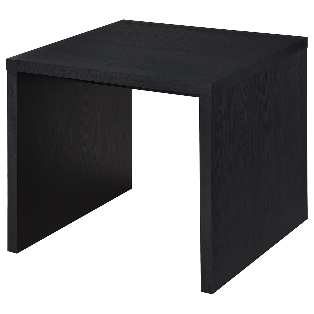  Coaster Furniture Knapp 706227 Engineered Wood Square End Table - Black IMAGE 1