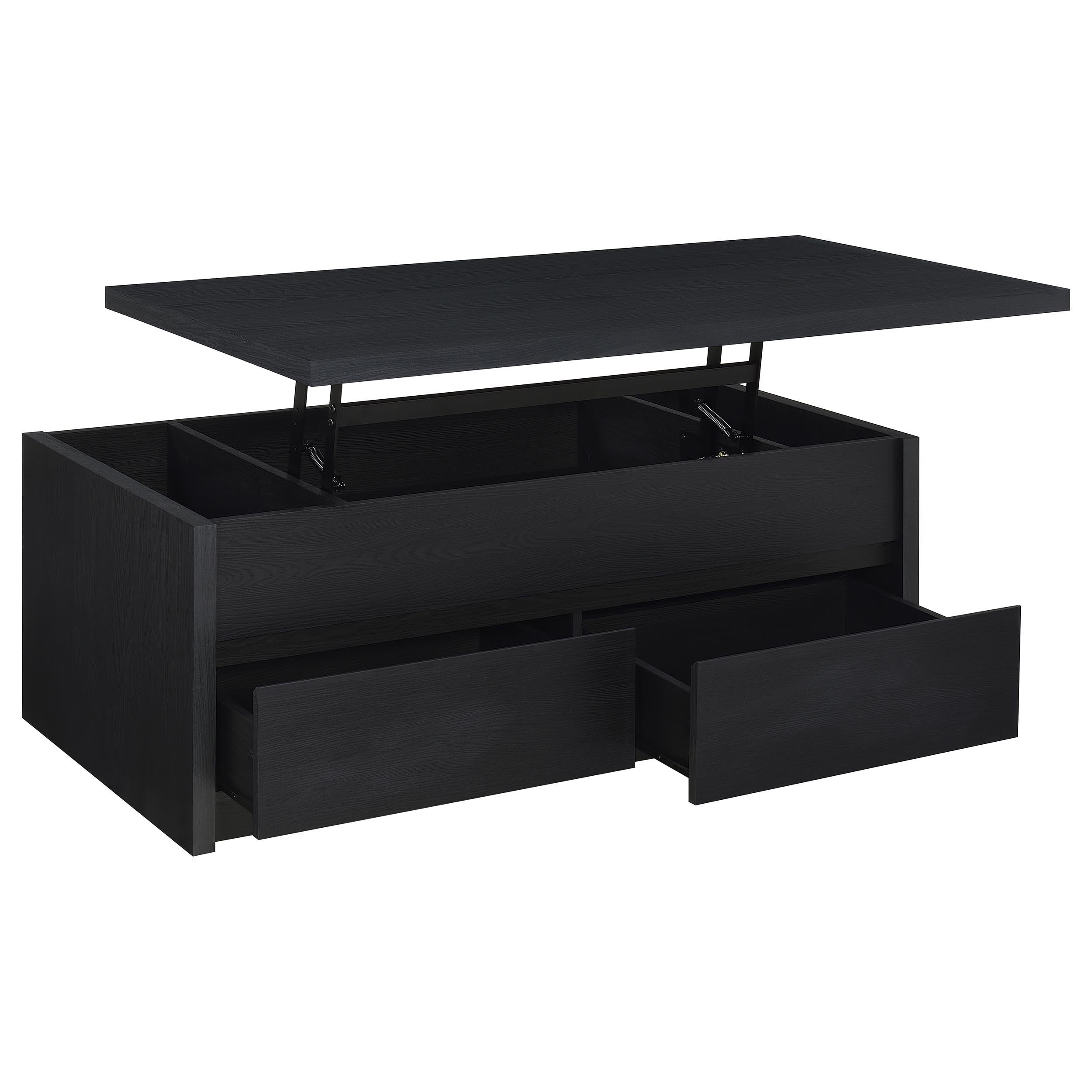  Coaster Furniture Knapp 706228-S2 2-piece Lift Top Coffee Table Set - Black IMAGE 6