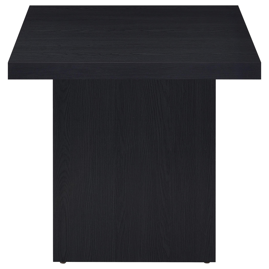  Coaster Furniture Max 706277 Square Engineered Laminate Side Table - Black IMAGE 1