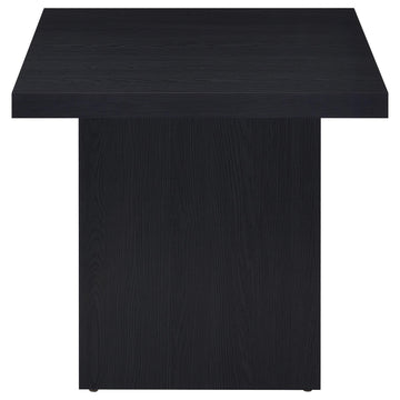  Coaster Furniture Max 706277 Square Engineered Laminate Side Table - Black IMAGE 1