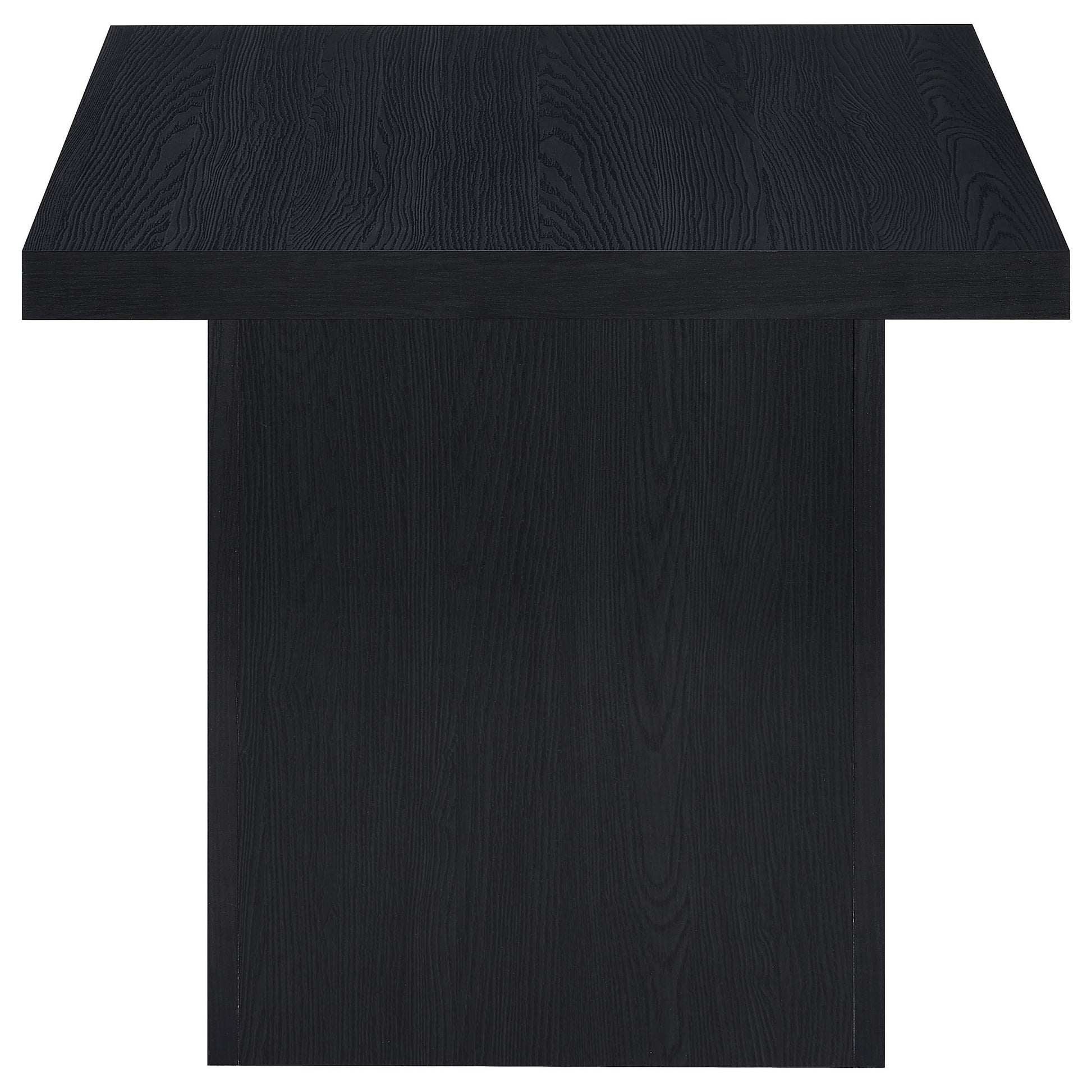  Coaster Furniture Max 706277 Square Engineered Laminate Side Table - Black IMAGE 4