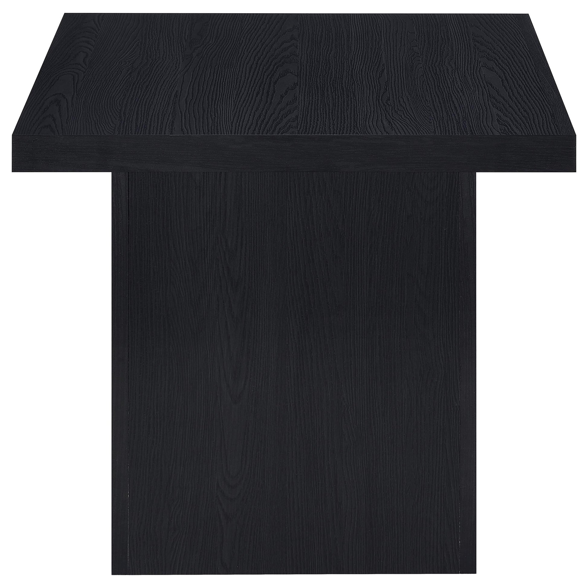  Coaster Furniture Max 706277 Square Engineered Laminate Side Table - Black IMAGE 7