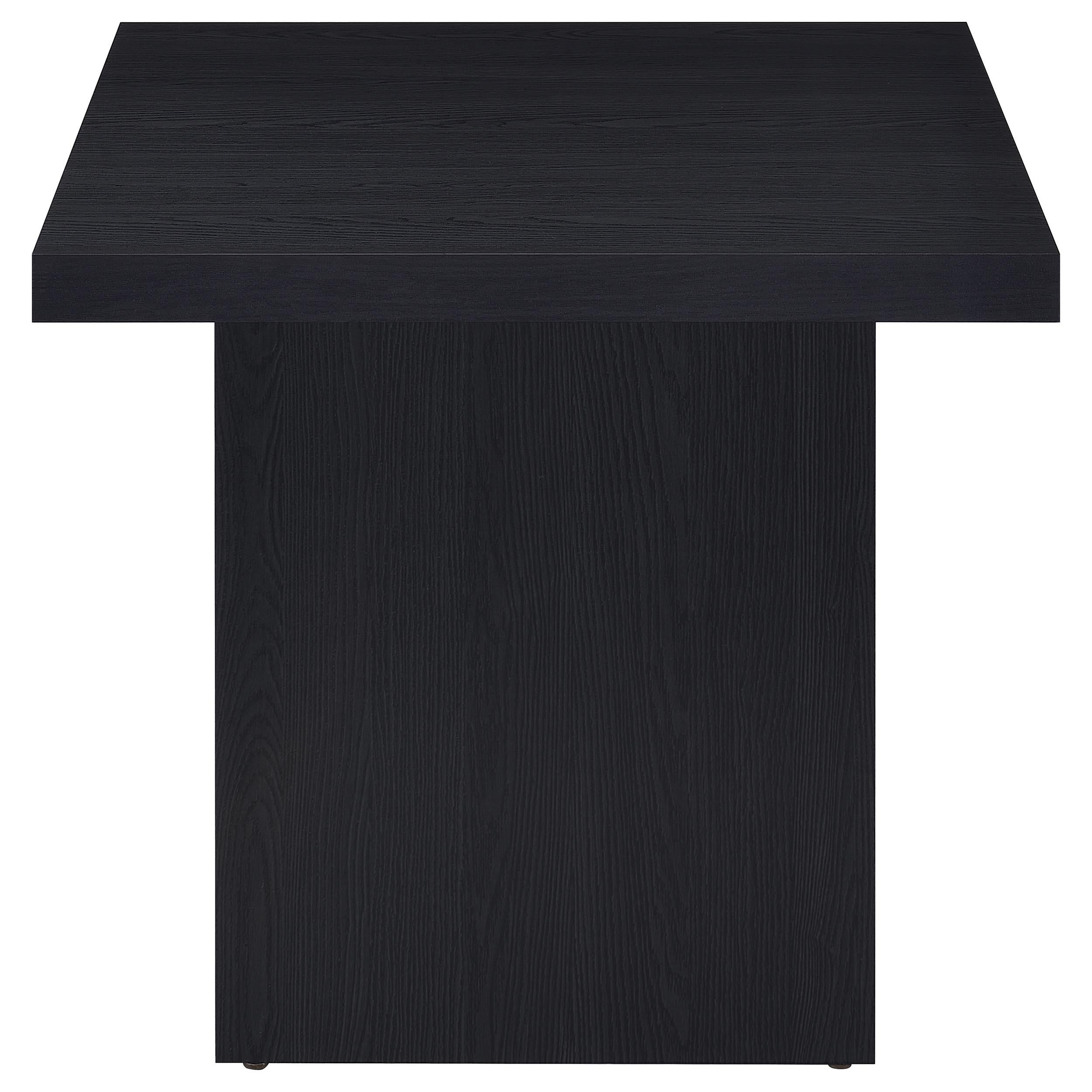  Coaster Furniture Max 706278-S2 2-piece Rectangular Coffee and End Table Set - Black IMAGE 12