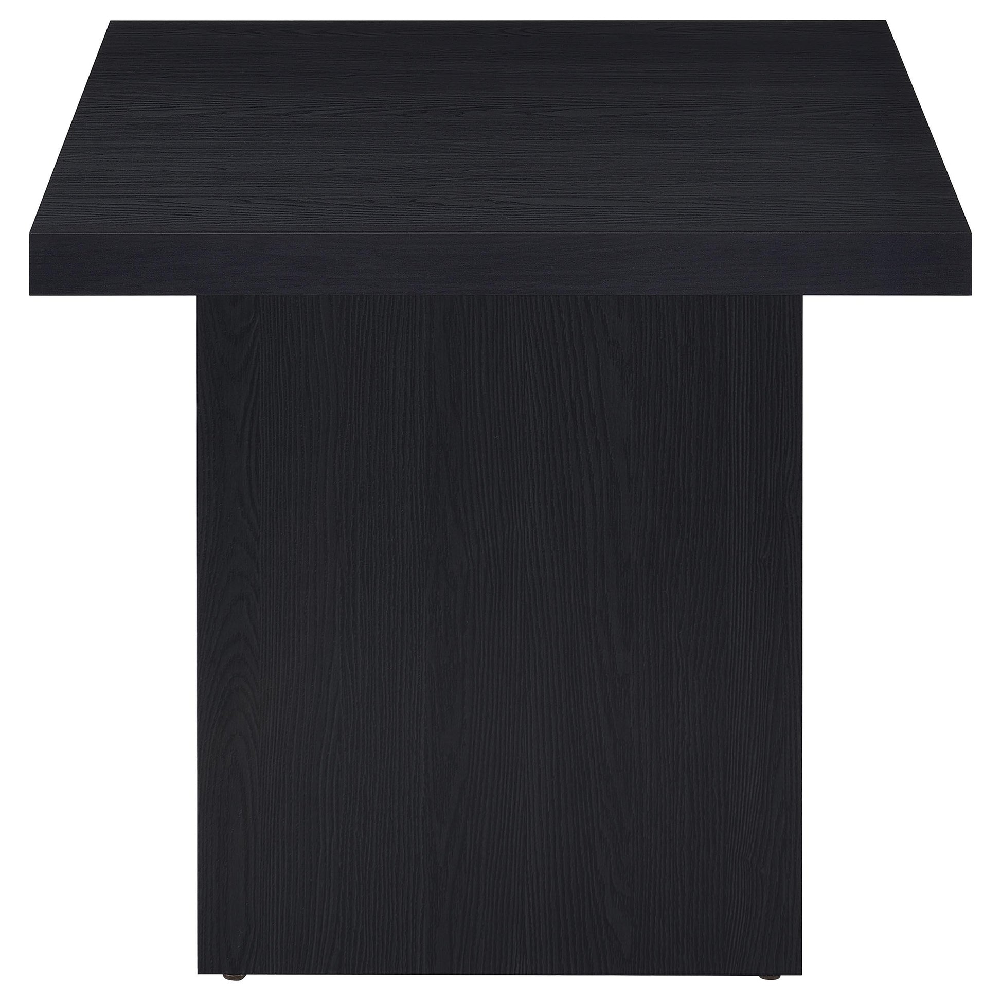  Coaster Furniture Max 706278-S3 3-piece Rectangular Coffee and End Table Set - Black IMAGE 12