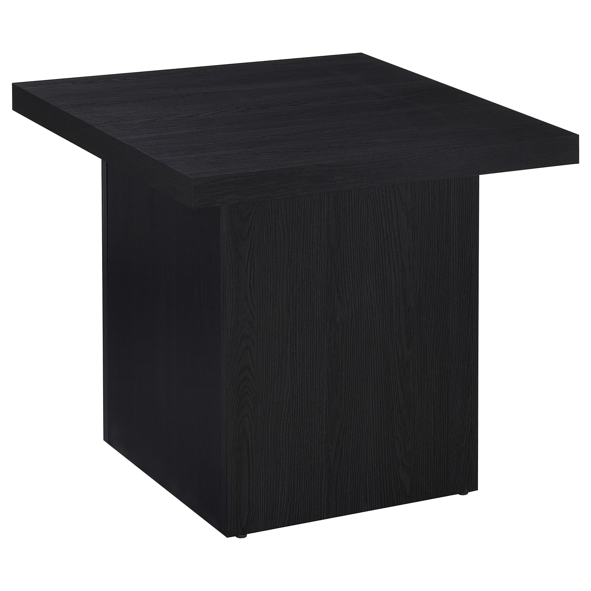  Coaster Furniture Max 706278-S3 3-piece Rectangular Coffee and End Table Set - Black IMAGE 8