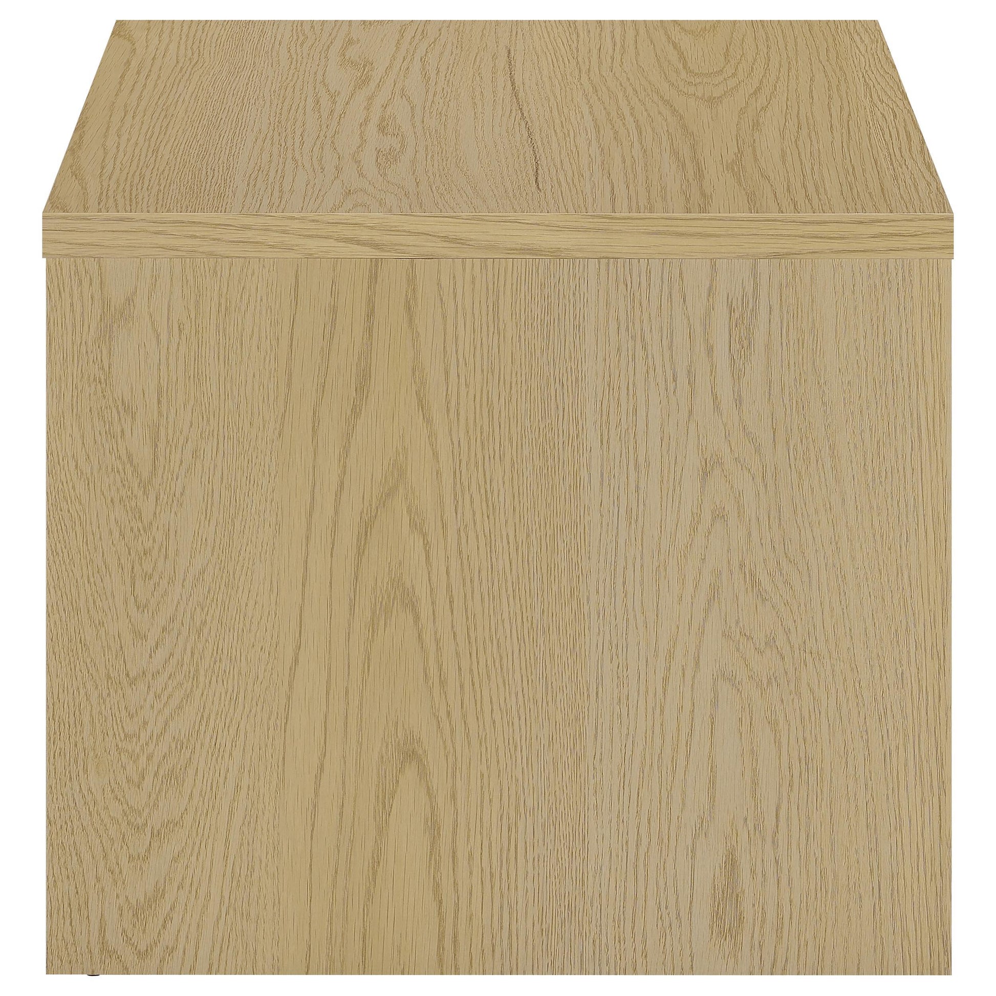  Coaster Furniture Canoga 706347 Engineered Wood Accent End Table - Light Oak IMAGE 8