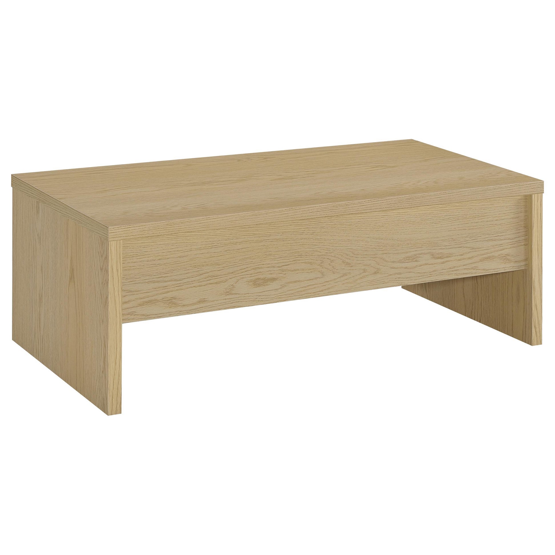  Coaster Furniture Canoga 706348-S2 2-piece Lift Top Cocktail Coffee Table Set - Light Oak IMAGE 8