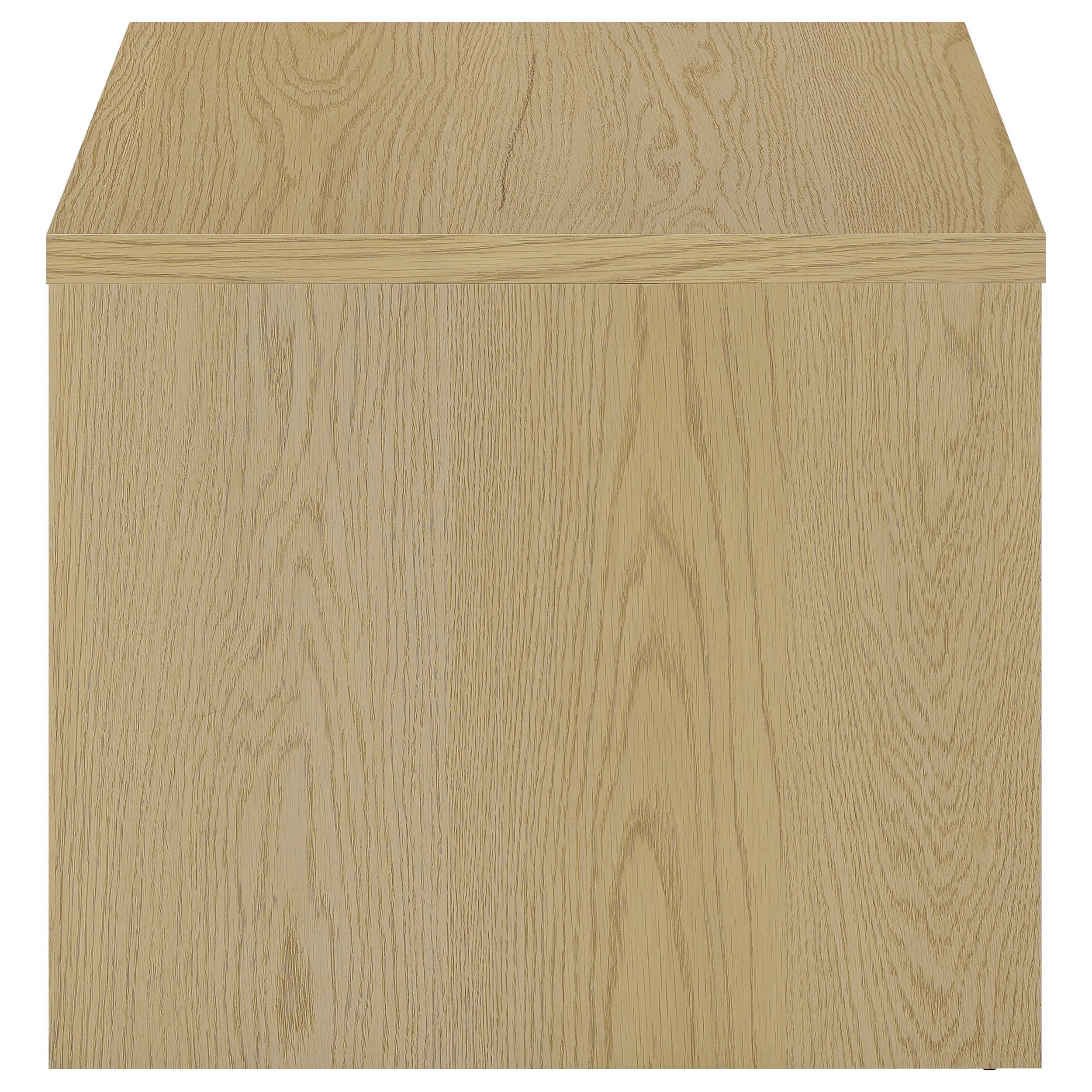  Coaster Furniture Canoga 706348-S3 3-piece Lift Top Cocktail Coffee Table Set - Light Oak IMAGE 3
