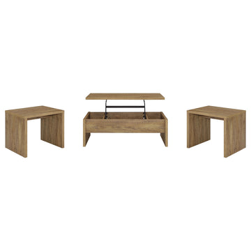  Coaster Furniture Canoga 706358-S3 3-piece Lift Top Cocktail Coffee Table Set - Mango IMAGE 1