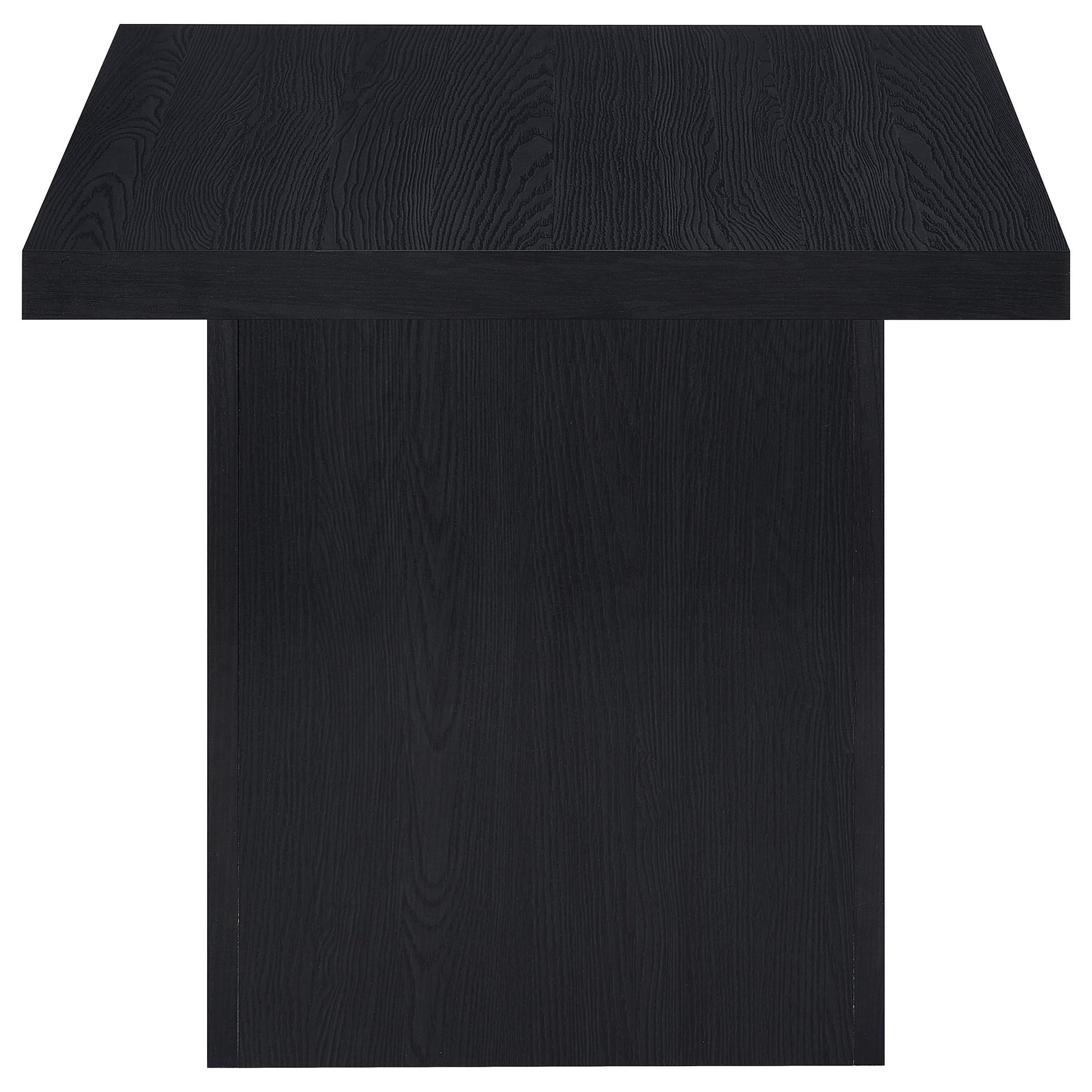  Coaster Furniture Devar 706408-S2 2-piece Square Cocktail Coffee End Table Set - Black IMAGE 4