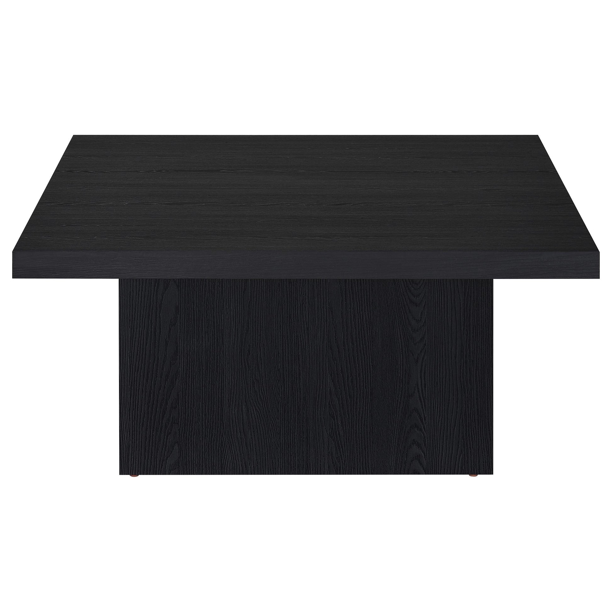  Coaster Furniture Devar 706408-S2 2-piece Square Cocktail Coffee End Table Set - Black IMAGE 6