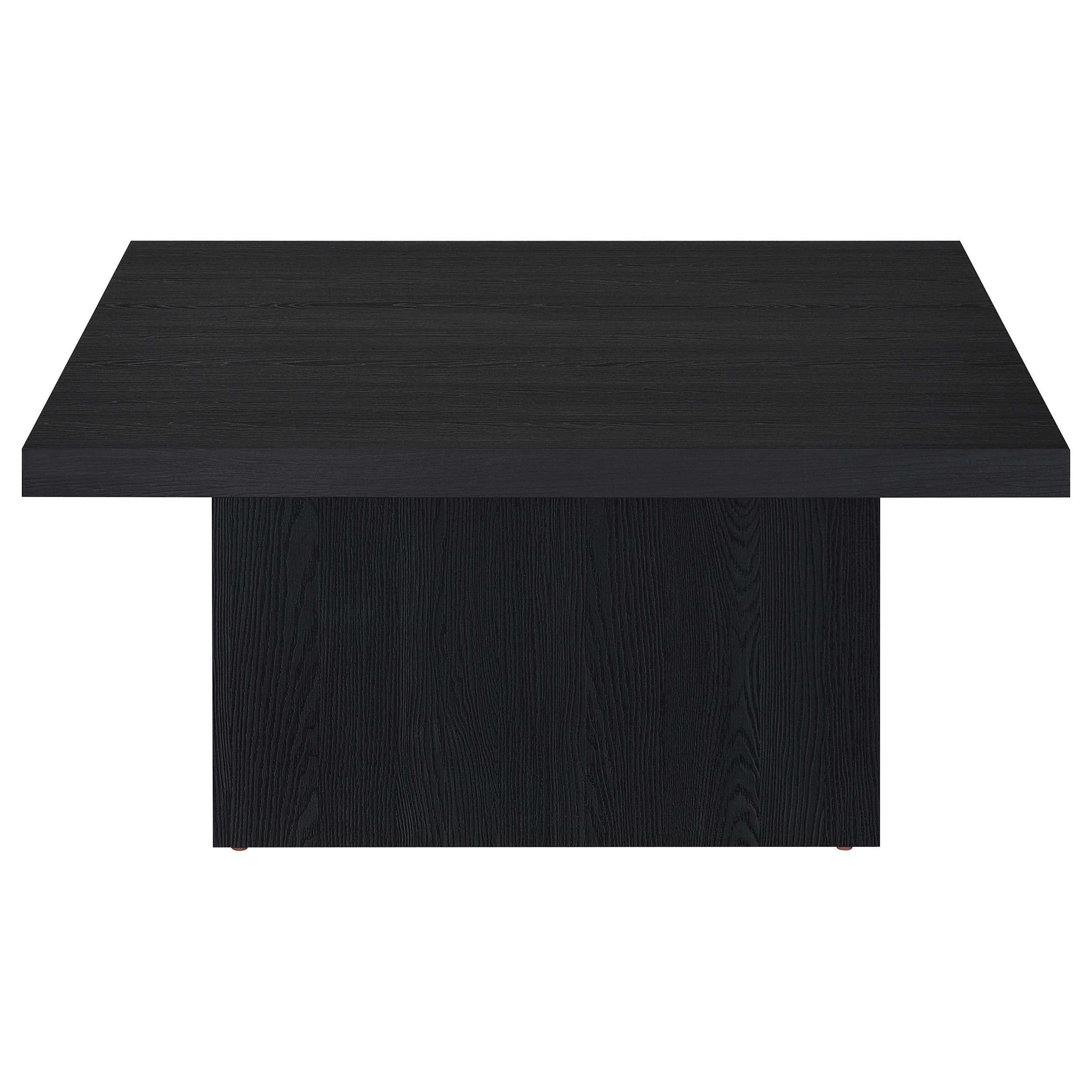  Coaster Furniture Devar 706408-S2 2-piece Square Cocktail Coffee End Table Set - Black IMAGE 6