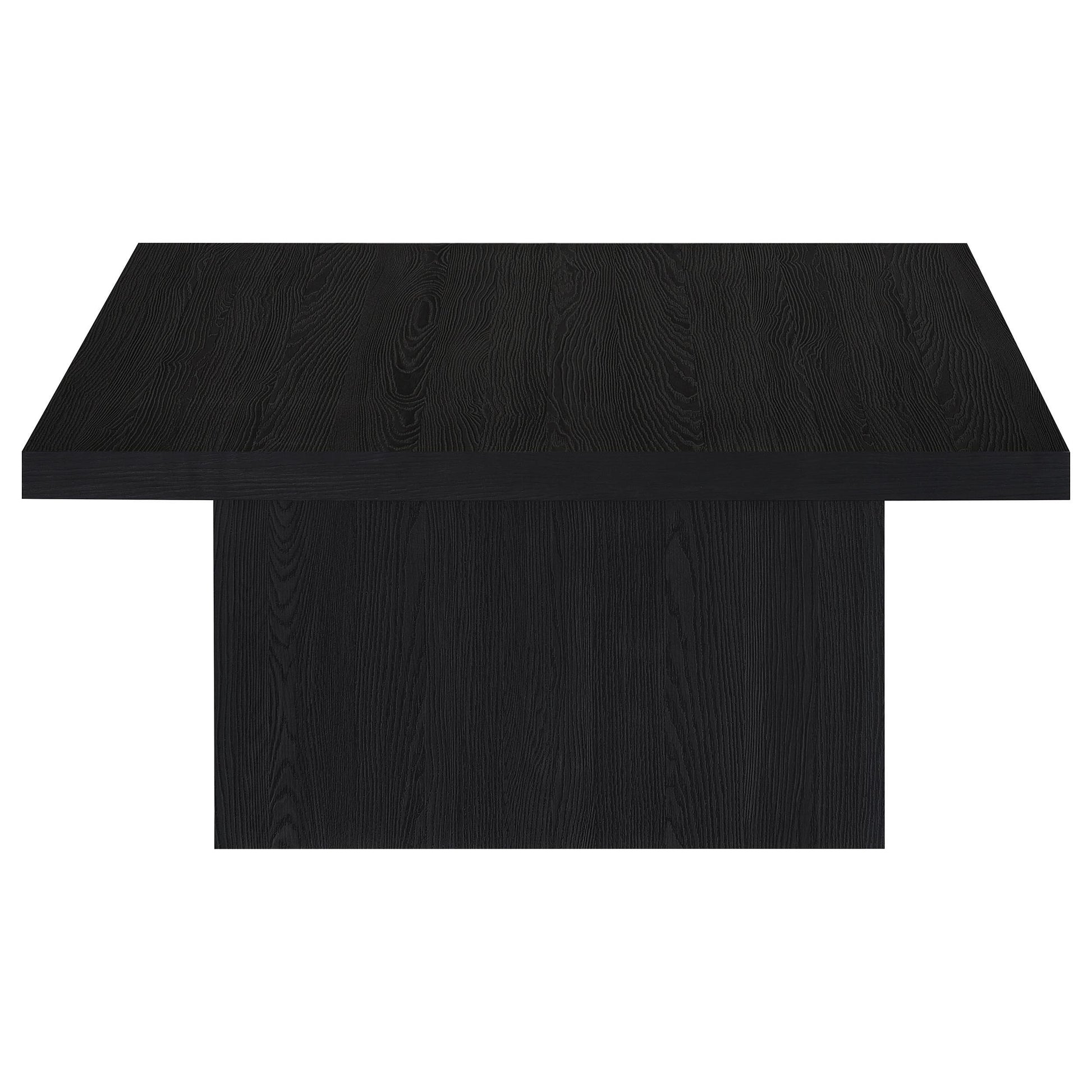  Coaster Furniture Devar 706408-S3 3-piece Square Cocktail Coffee End Table Set - Black IMAGE 4