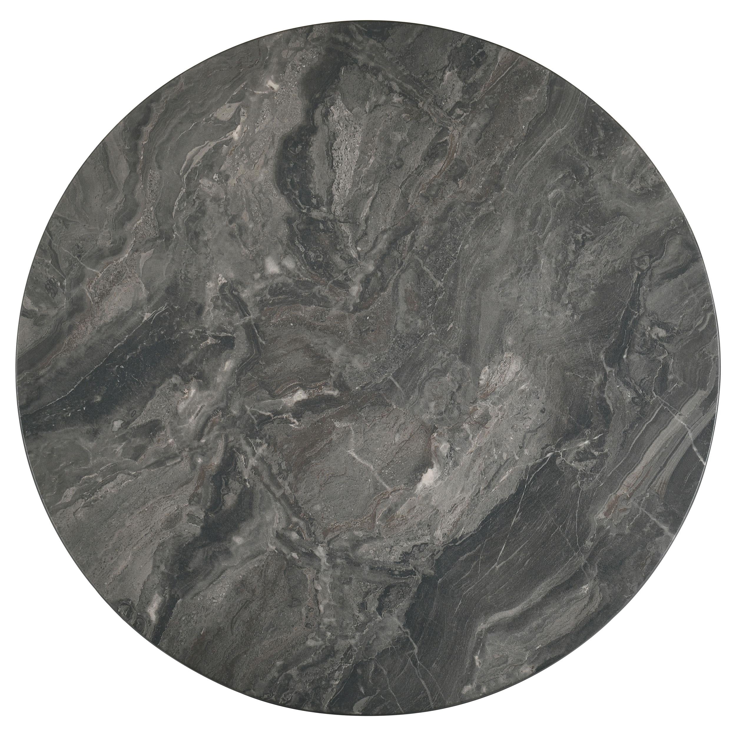  Coaster Furniture Bradley 706458 Round SmartTop Coffee Table - Smokey Grey/Brown IMAGE 5