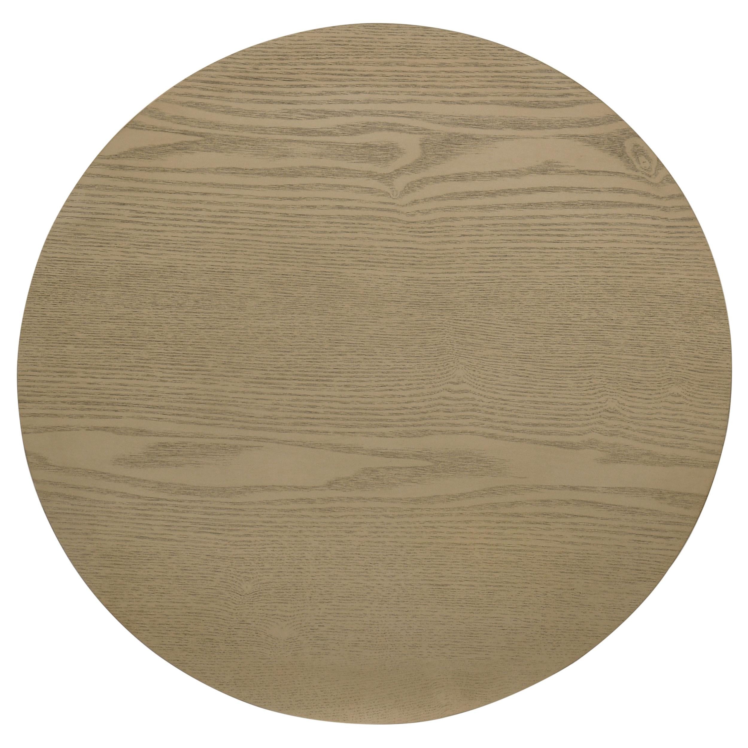  Coaster Furniture Hamlyn 706498-S3 3-piece Round Fluted Coffee and End Table Set - Natural Oak IMAGE 4