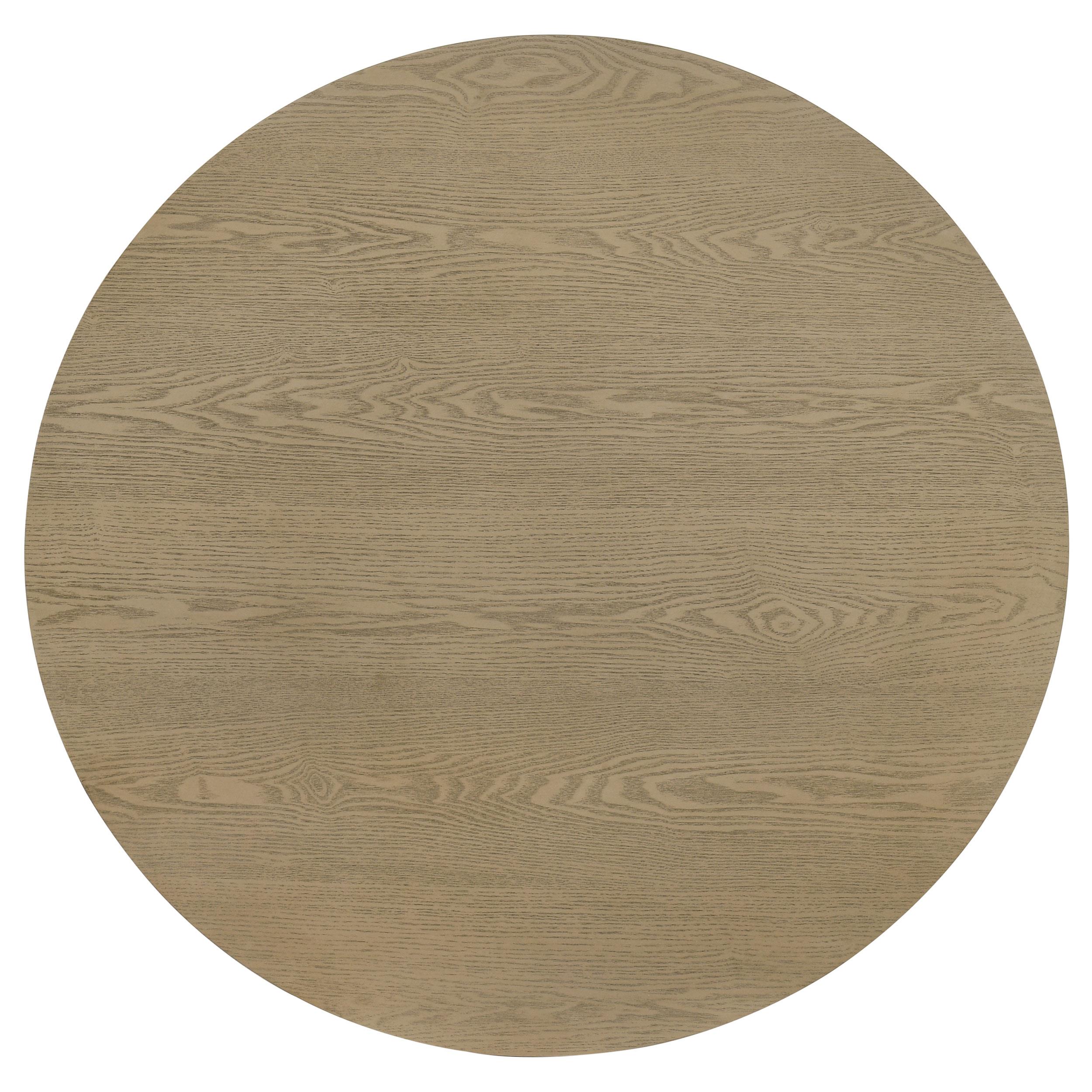  Coaster Furniture Hamlyn 706498-S3 3-piece Round Fluted Coffee and End Table Set - Natural Oak IMAGE 9