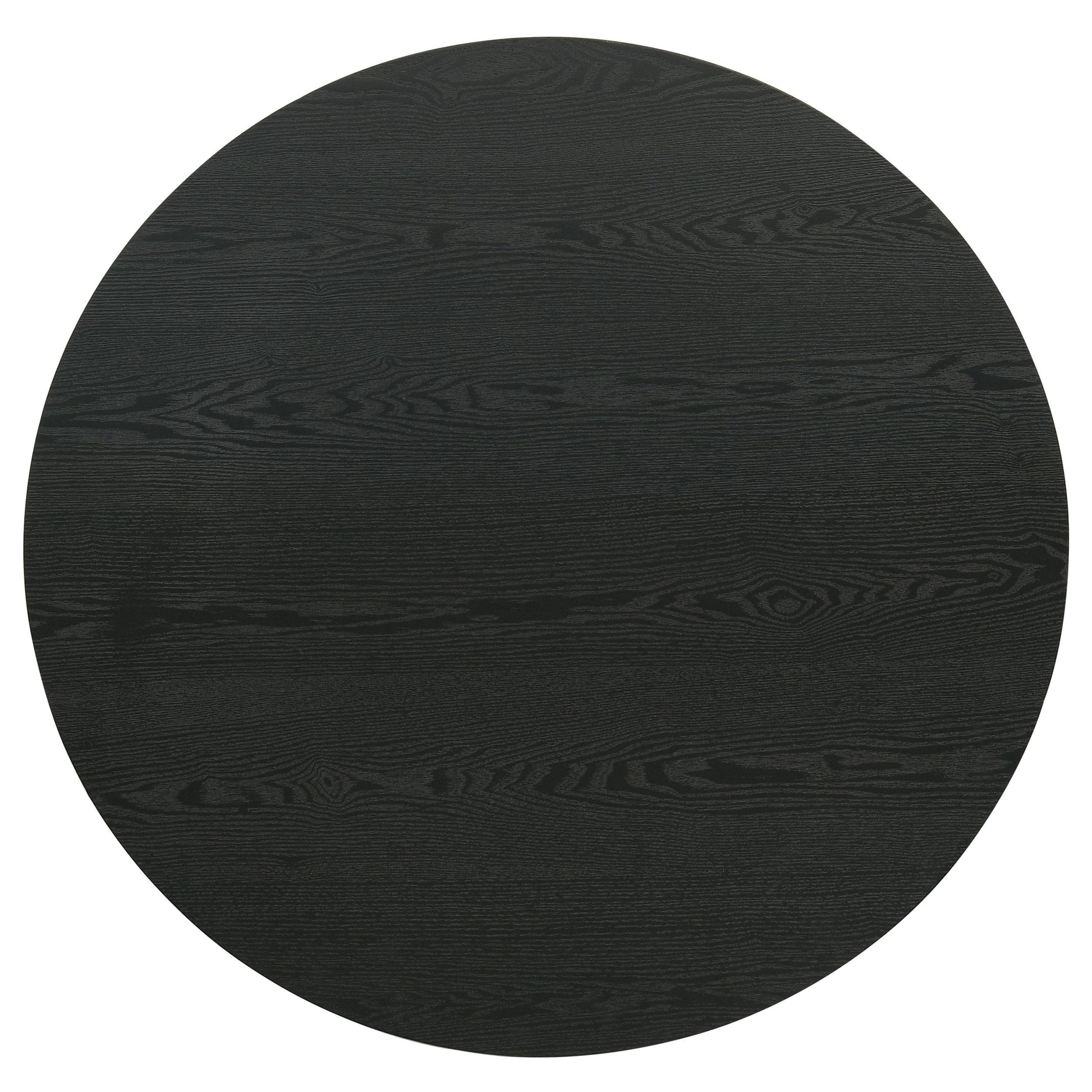  Coaster Furniture Hamlyn 706508-S3 3-piece Round Fluted Coffee and End Table Set - Black IMAGE 9