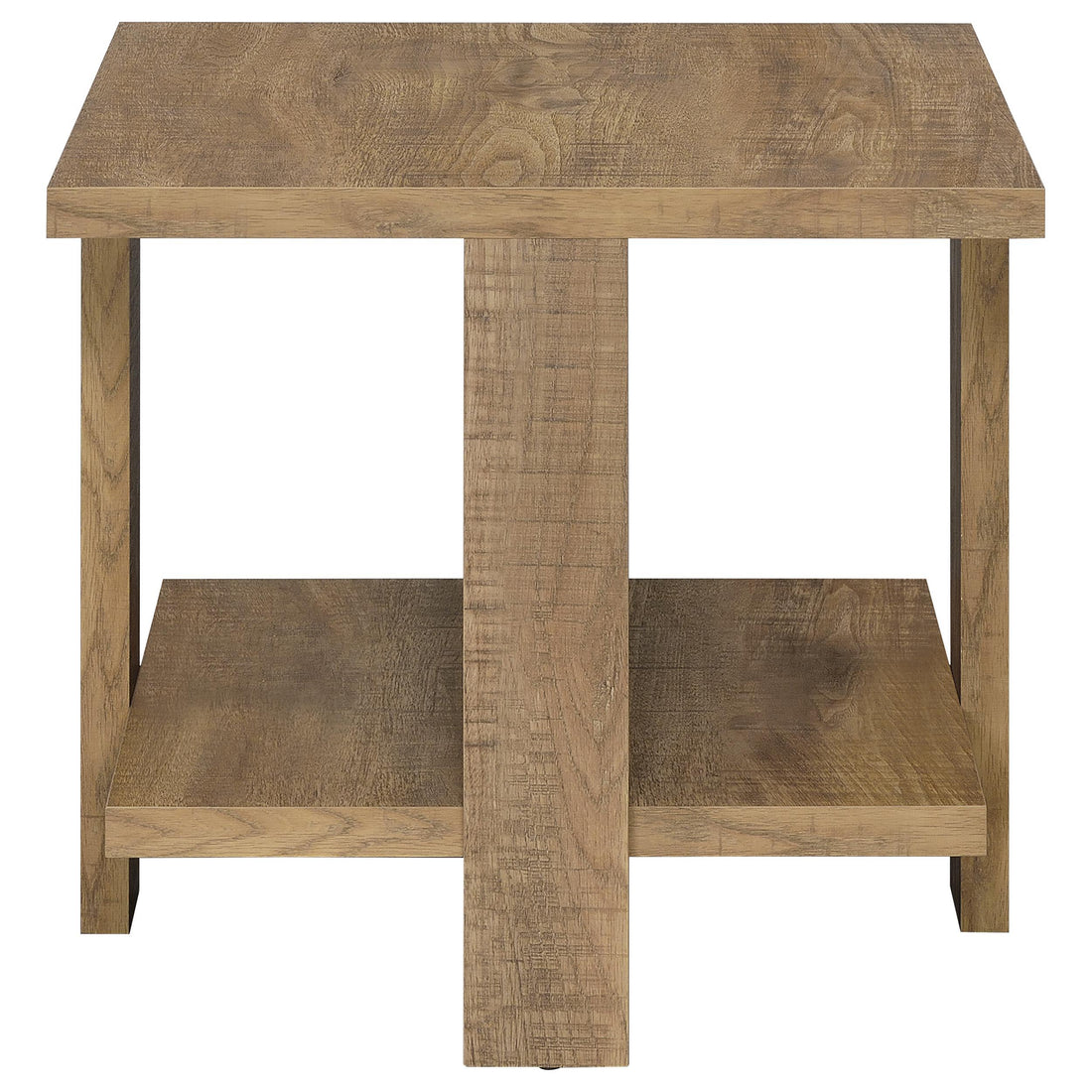  Coaster Furniture Dawn 707718-S3 3-piece Round Coffee and End Table Set - Mango Brown IMAGE 1