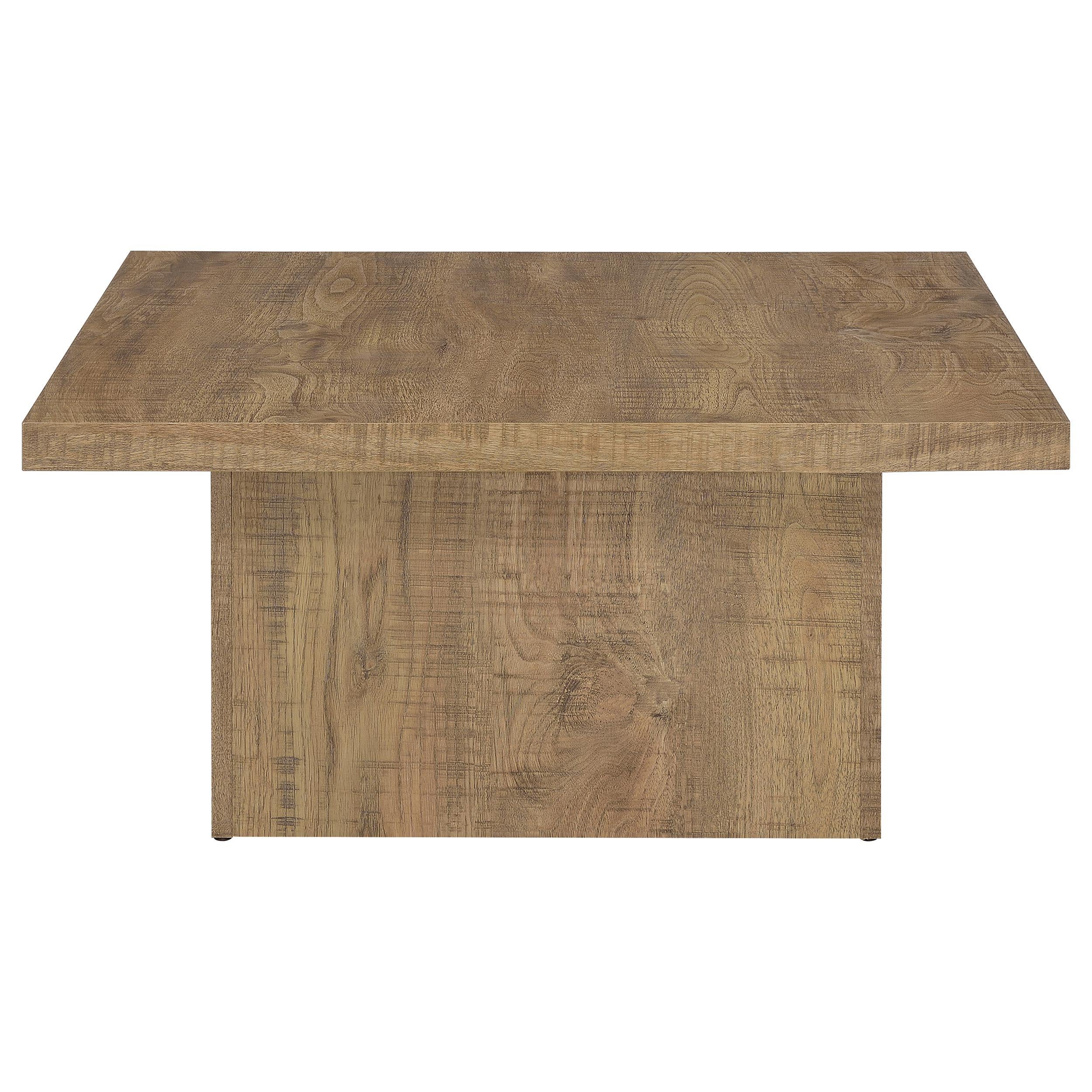  Coaster Furniture Devar 708068-S3 3-piece Square Coffee and End Table Set - Mango IMAGE 6
