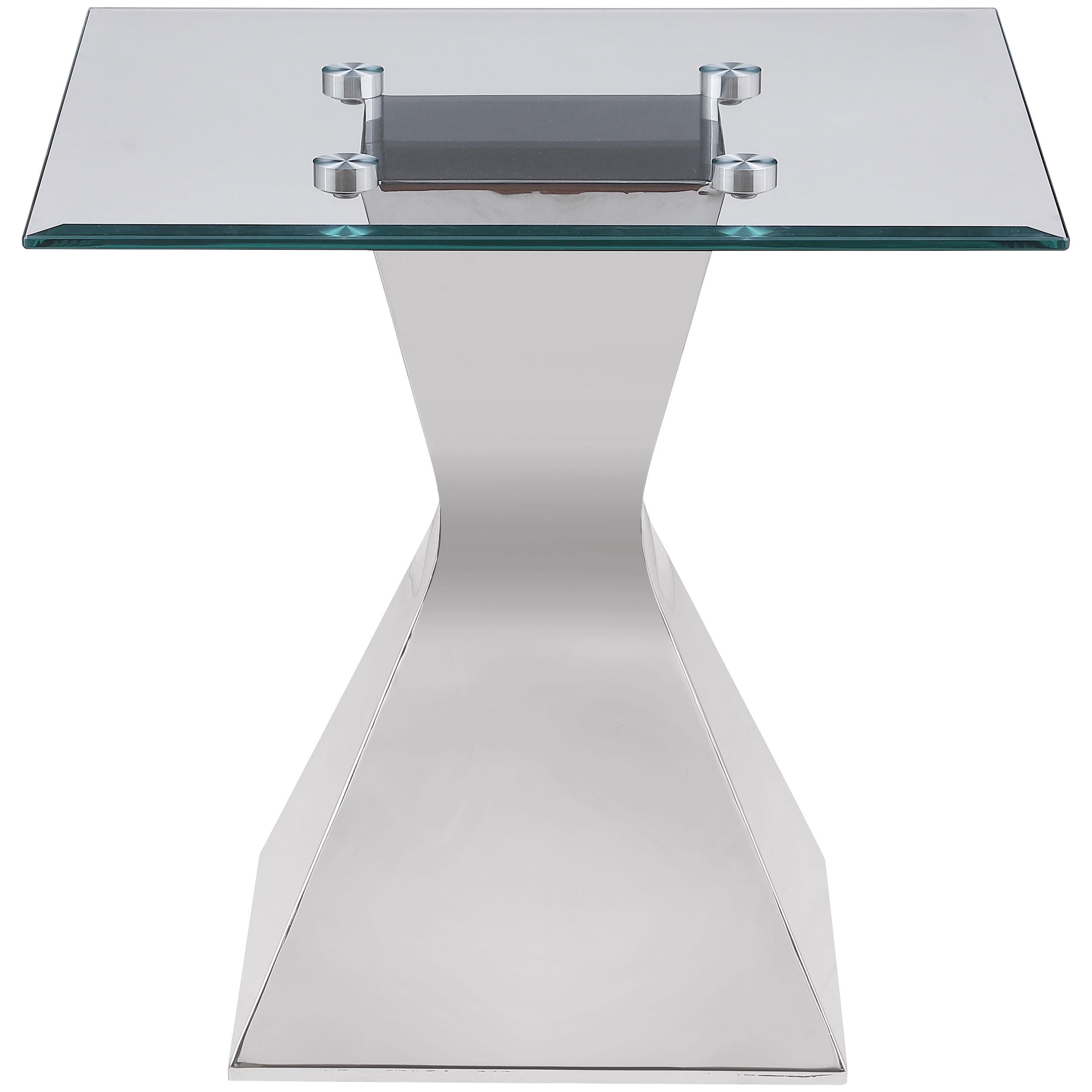  Coaster Furniture Jenny 710208-S2 2-piece Rectangular Coffee and End Table Set - Chrome IMAGE 6