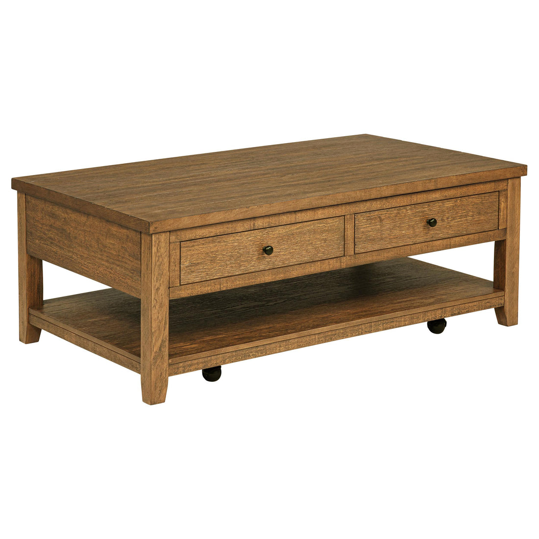  Coaster Furniture Payne 710545 48-inch Mobile Lift Top Coffee Table - Distressed Brown IMAGE 1