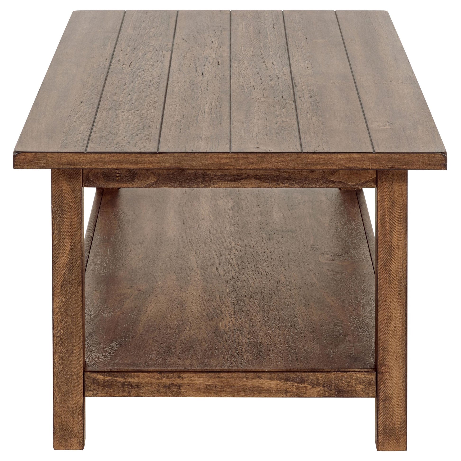  Coaster Furniture Payne 710548-S3A 3-piece Coffee and End Table Set - Distressed Brown IMAGE 1