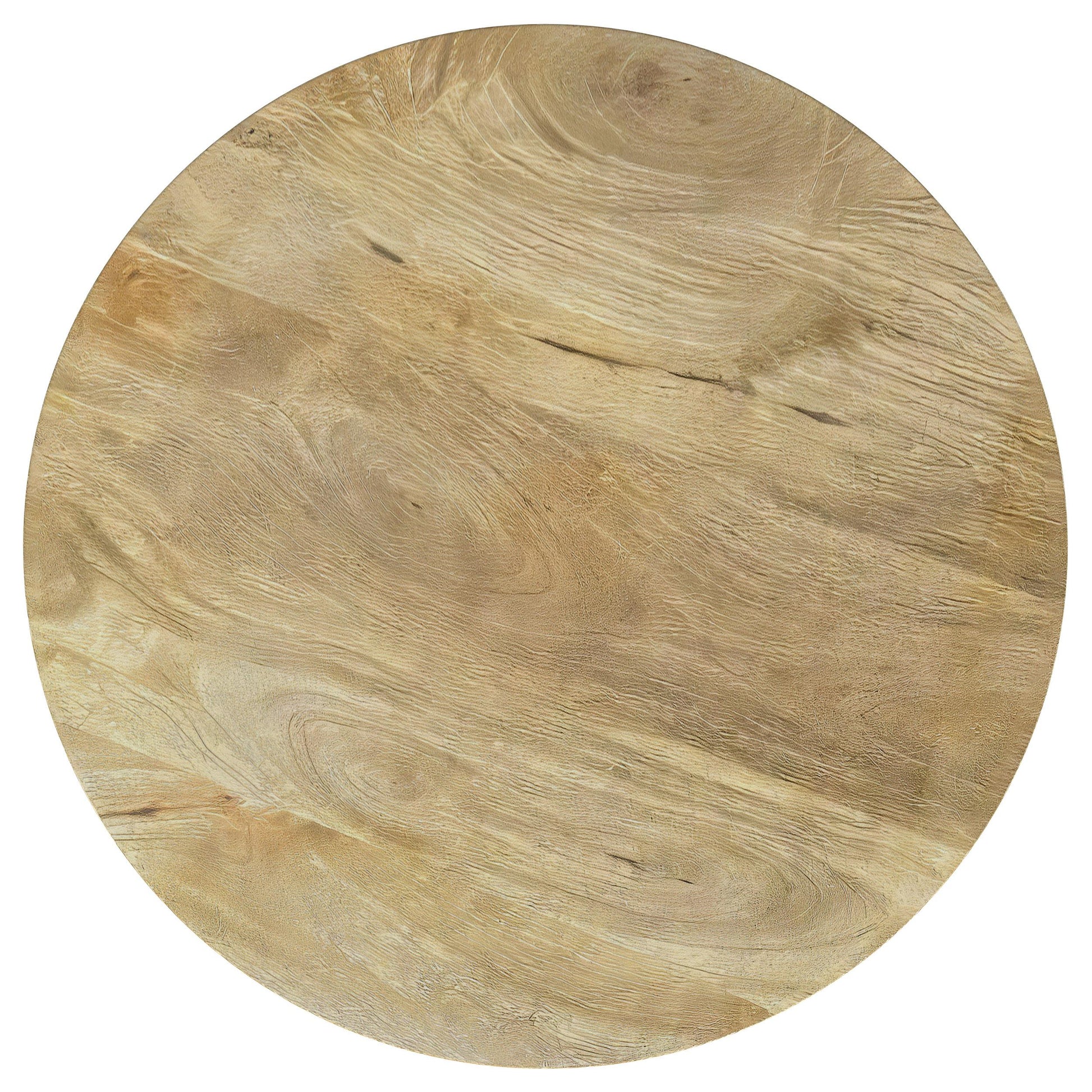  Coaster Furniture Touhy 710608-S3 3-piece Round Coffee and End Table Set - Natural Mango IMAGE 6