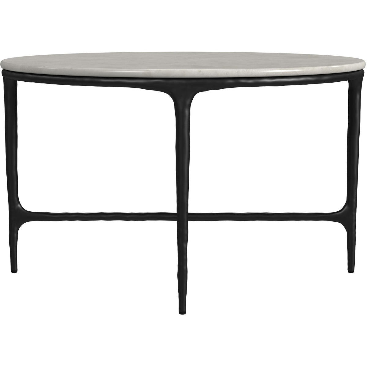  Coaster Furniture Hermas 710738-S3 3-piece Round Marble Coffee and End Table Set - White IMAGE 11