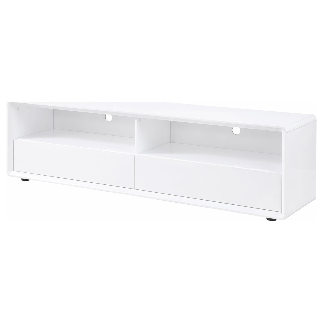  Coaster Furniture Ellice 710750 71-inch TV Stand Media Console - White IMAGE 1