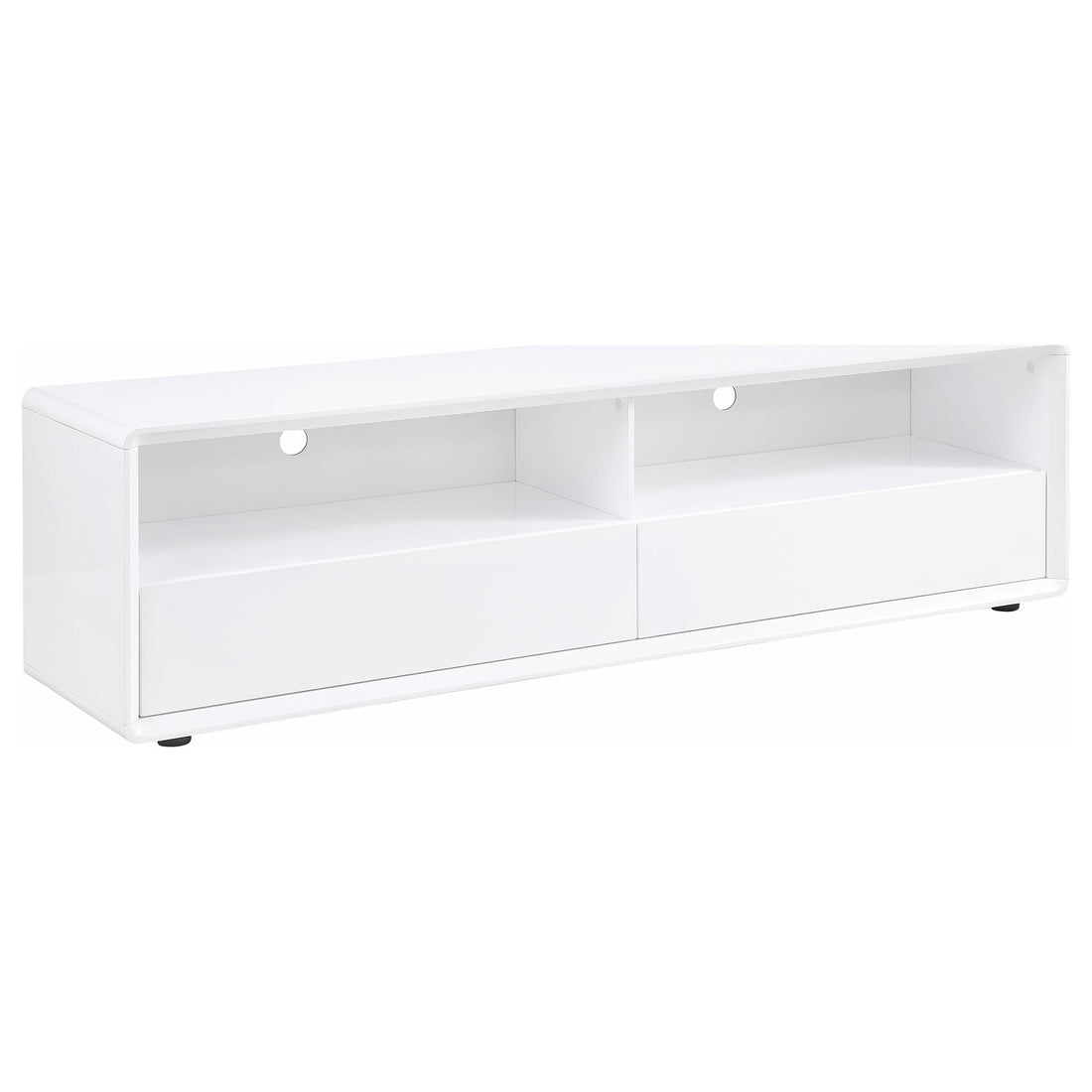  Coaster Furniture Ellice 710750 71-inch TV Stand Media Console - White IMAGE 1