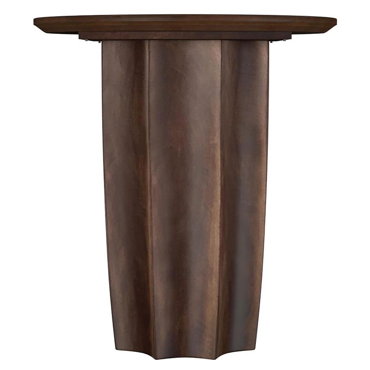  Coaster Furniture Cayenne 710778-S3 3-piece Solid Mango Wood Coffee Table Set - Walnut IMAGE 3