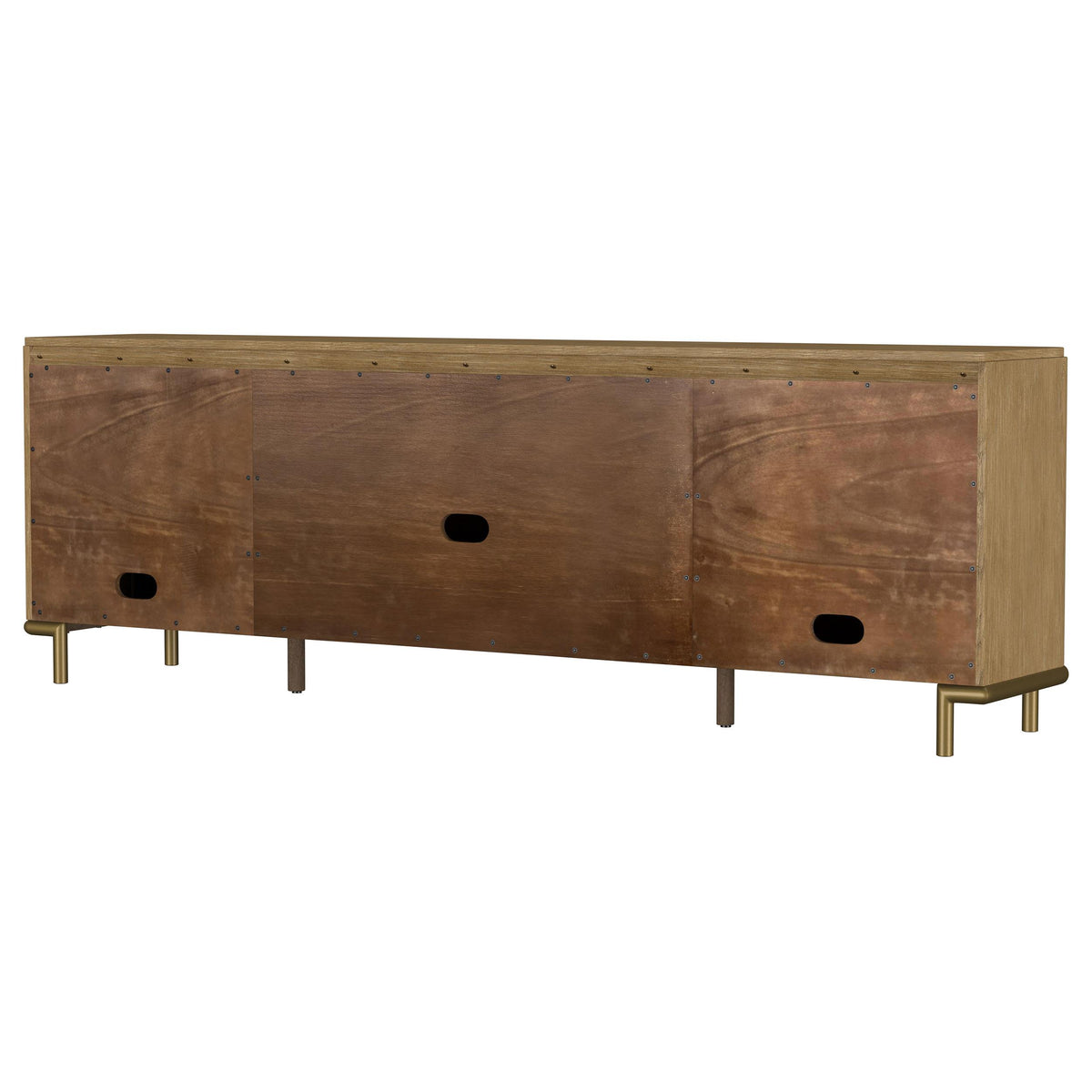  Coaster Furniture Arini 720253 Rattan Cane 2-door TV Stand Media Console - Sand Wash IMAGE 7