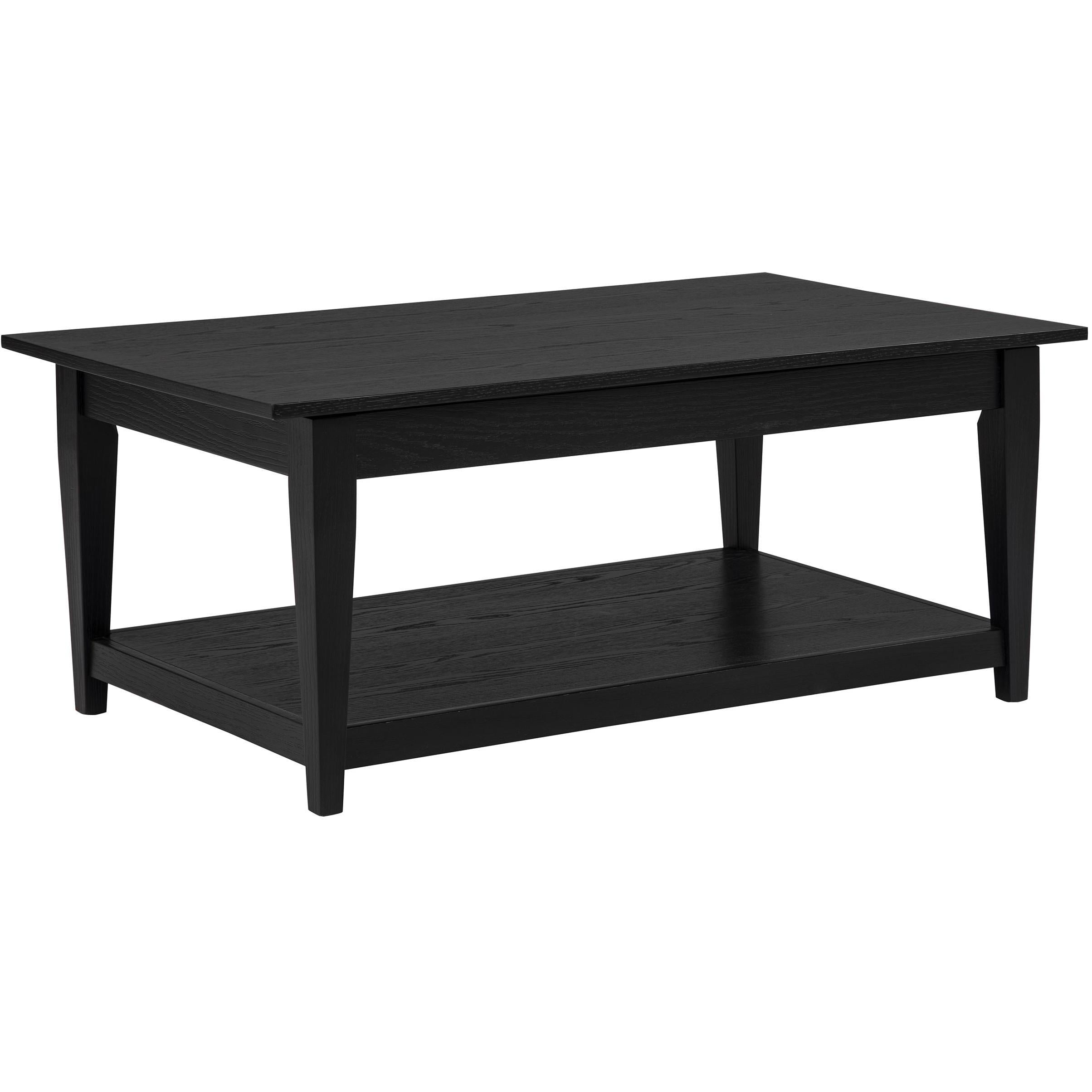  Coaster Furniture Lindenton 722728-S2 2-piece Wood Lift-Top Coffee and End Table Set - Black IMAGE 8