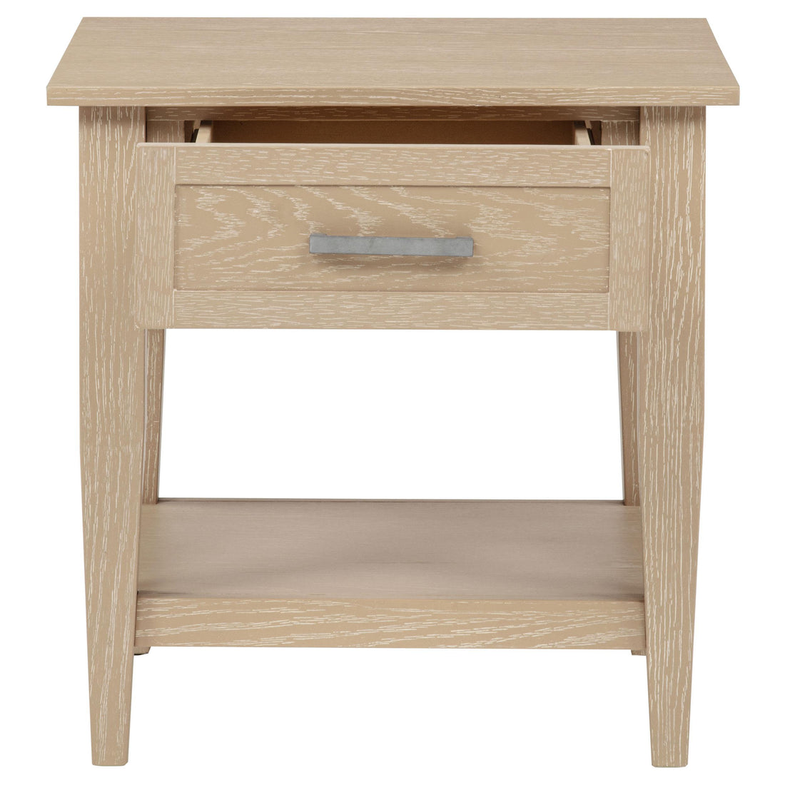  Coaster Furniture Lindenton 722757 1-drawer Wood Occasional End Table - Blonde IMAGE 1