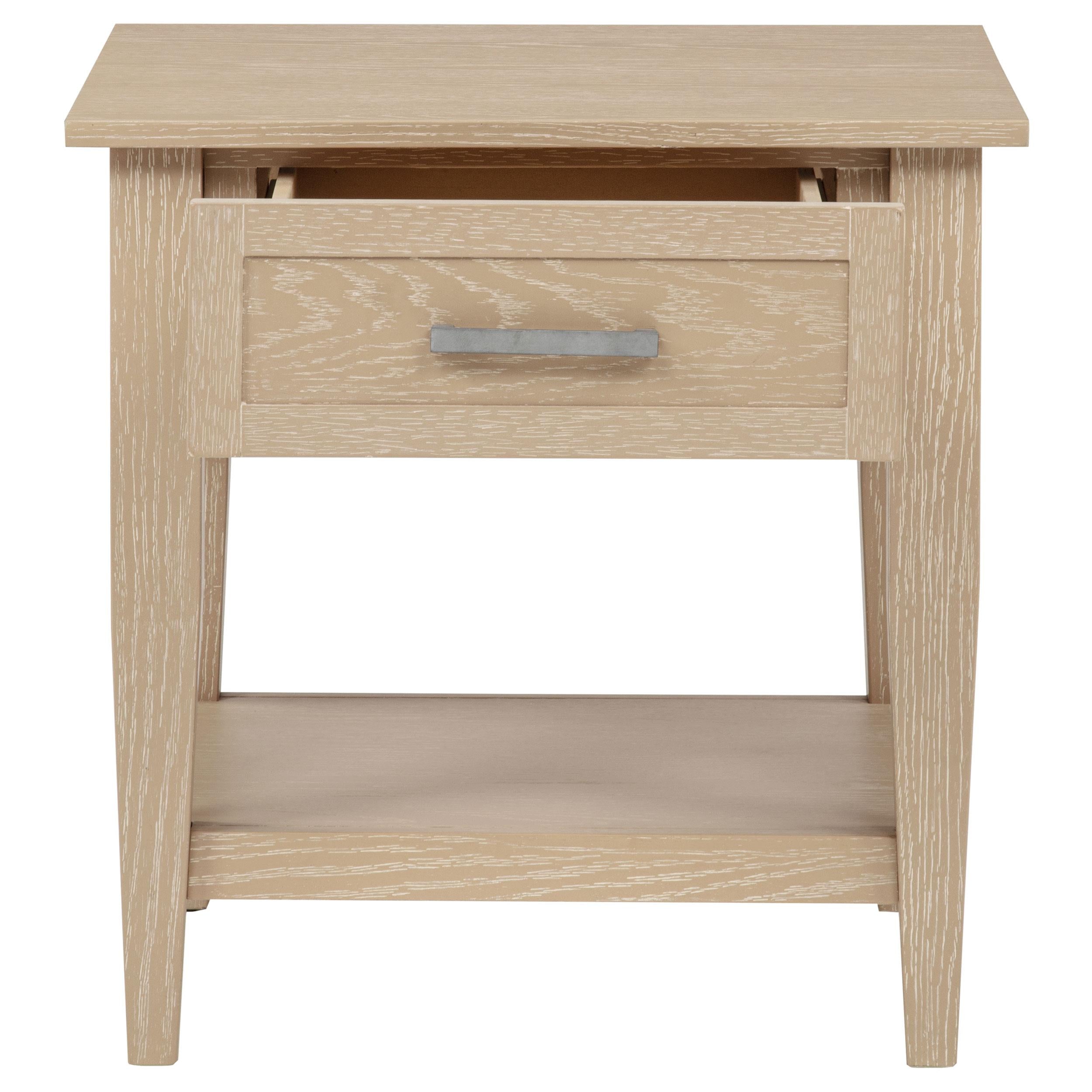  Coaster Furniture Lindenton 722757 1-drawer Wood Occasional End Table - Blonde IMAGE 3