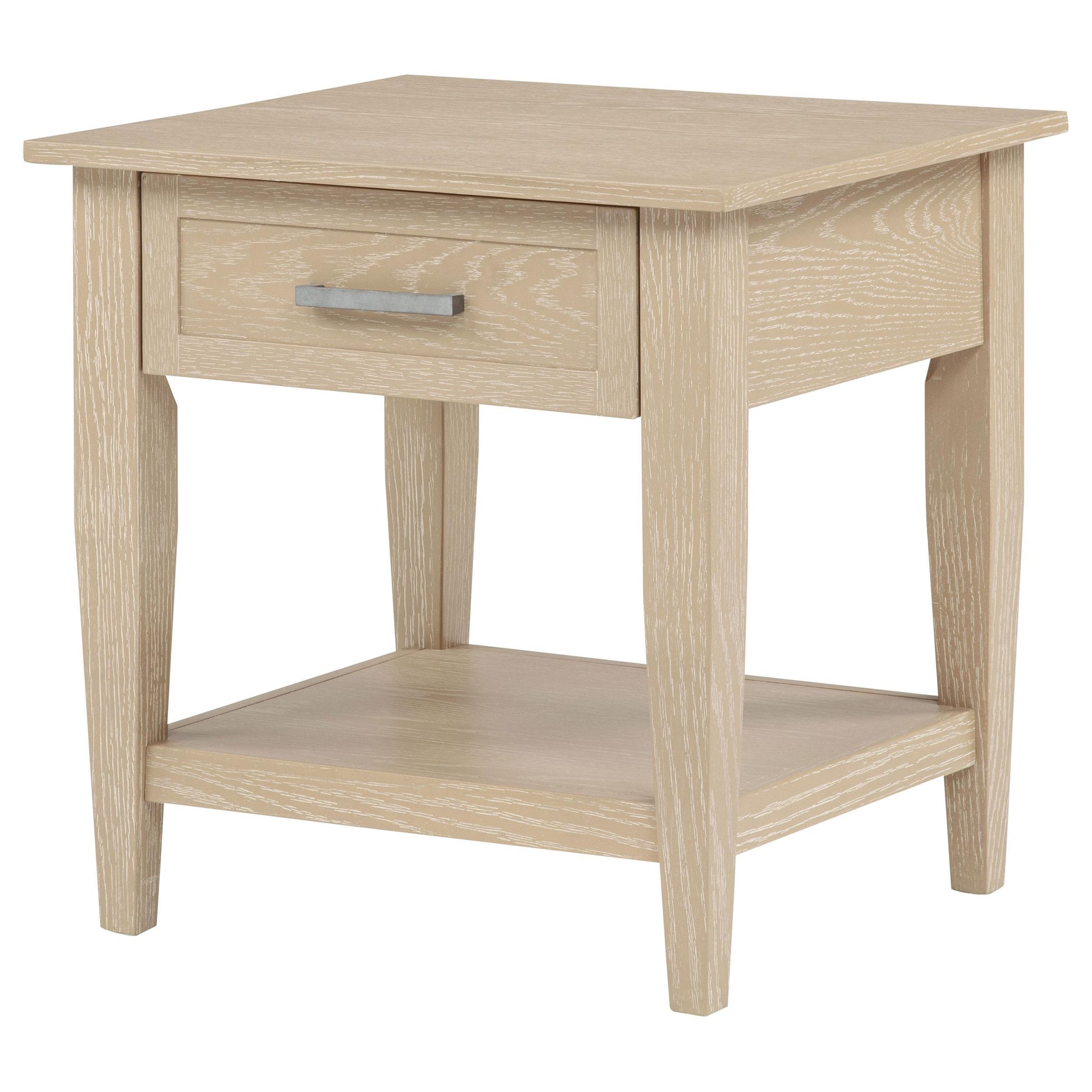  Coaster Furniture Lindenton 722757 1-drawer Wood Occasional End Table - Blonde IMAGE 5