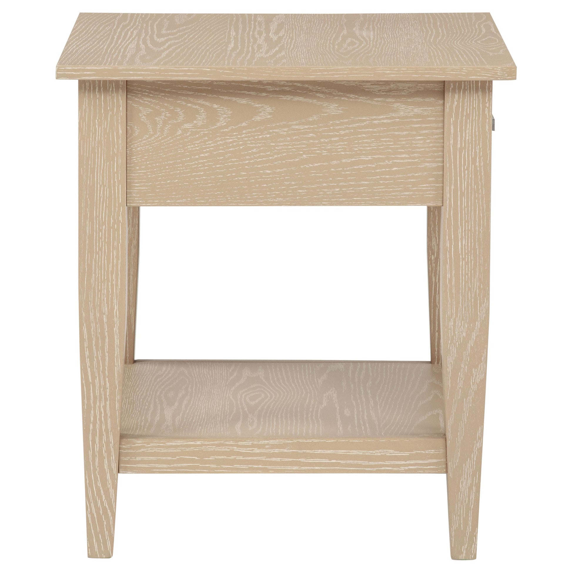  Coaster Furniture Lindenton 722757 1-drawer Wood Occasional End Table - Blonde IMAGE 7